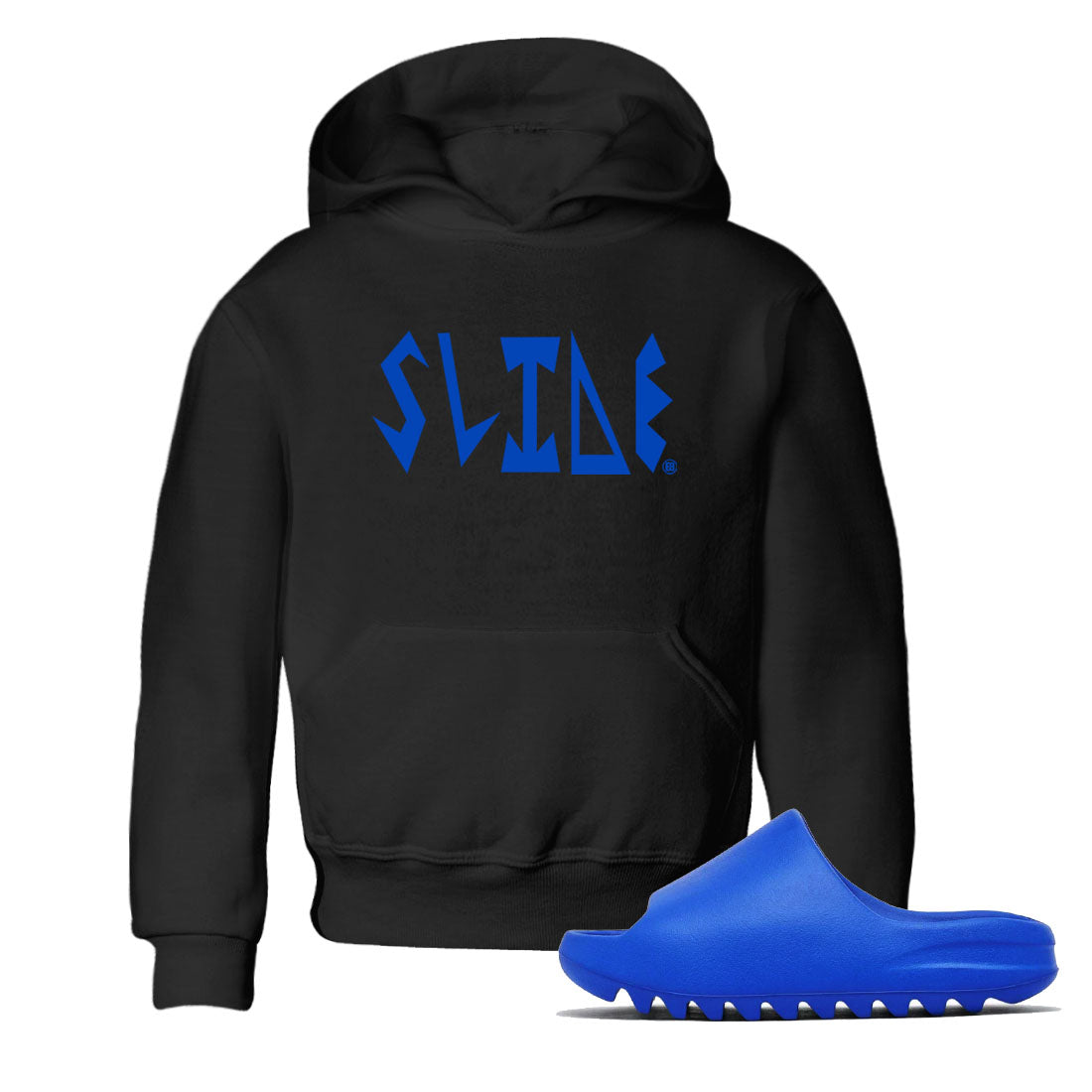 Slide Letters snkmatch Tees Kids - Yeezy Slide Azure