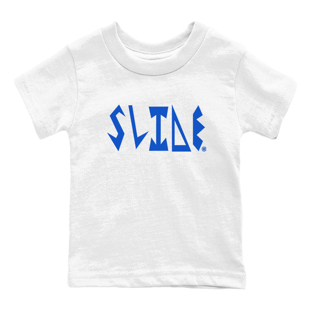 Slide Letters snkmatch Tees Kids - Yeezy Slide Azure