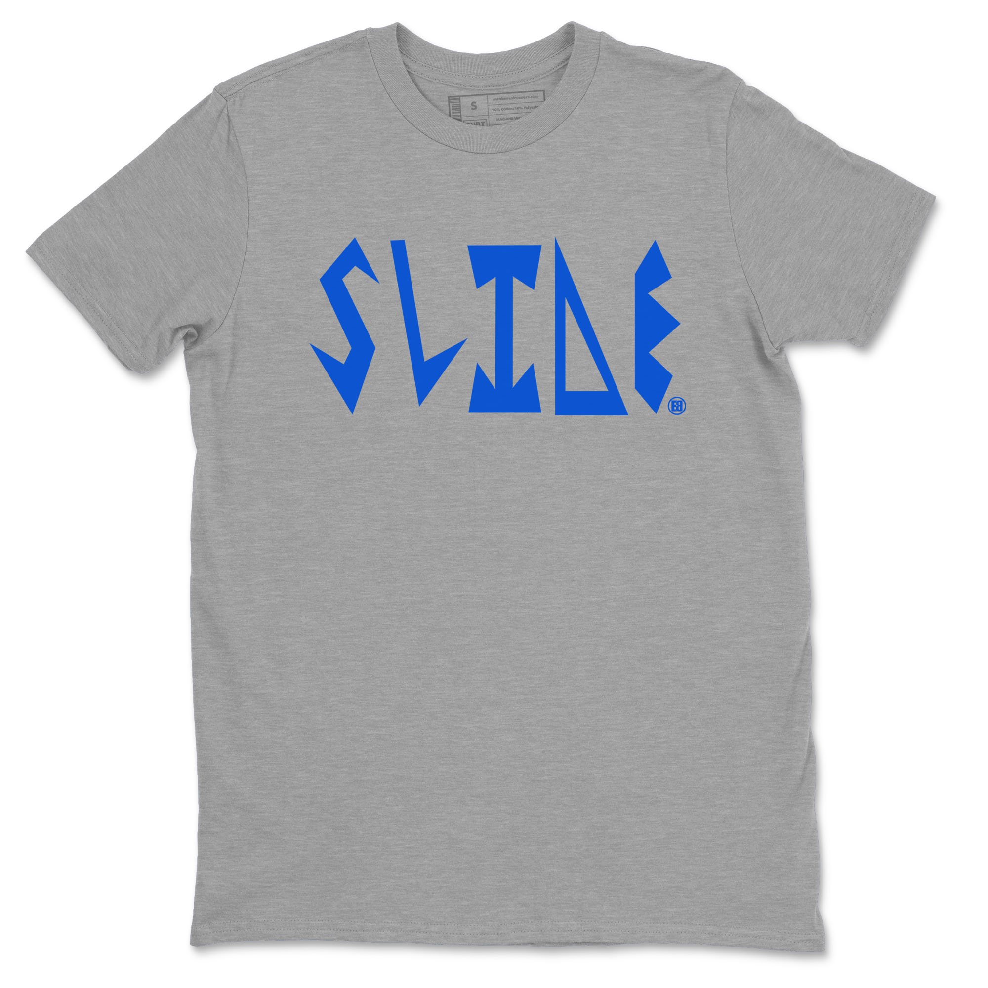Slide Letters snkmatch Tees - Yeezy Slide Azure