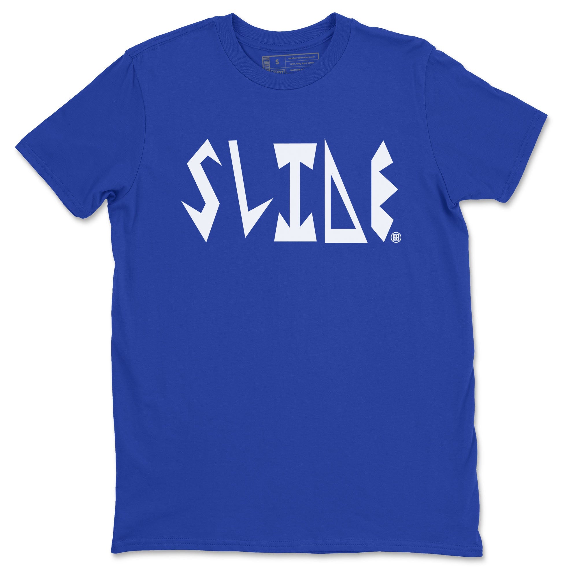 Slide Letters snkmatch Tees - Yeezy Slide Azure