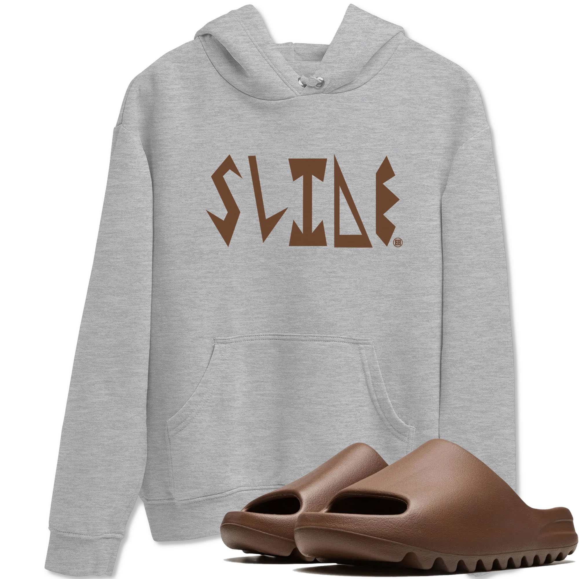 Slide Letters snkmatch Tees - Yeezy Slide Flax