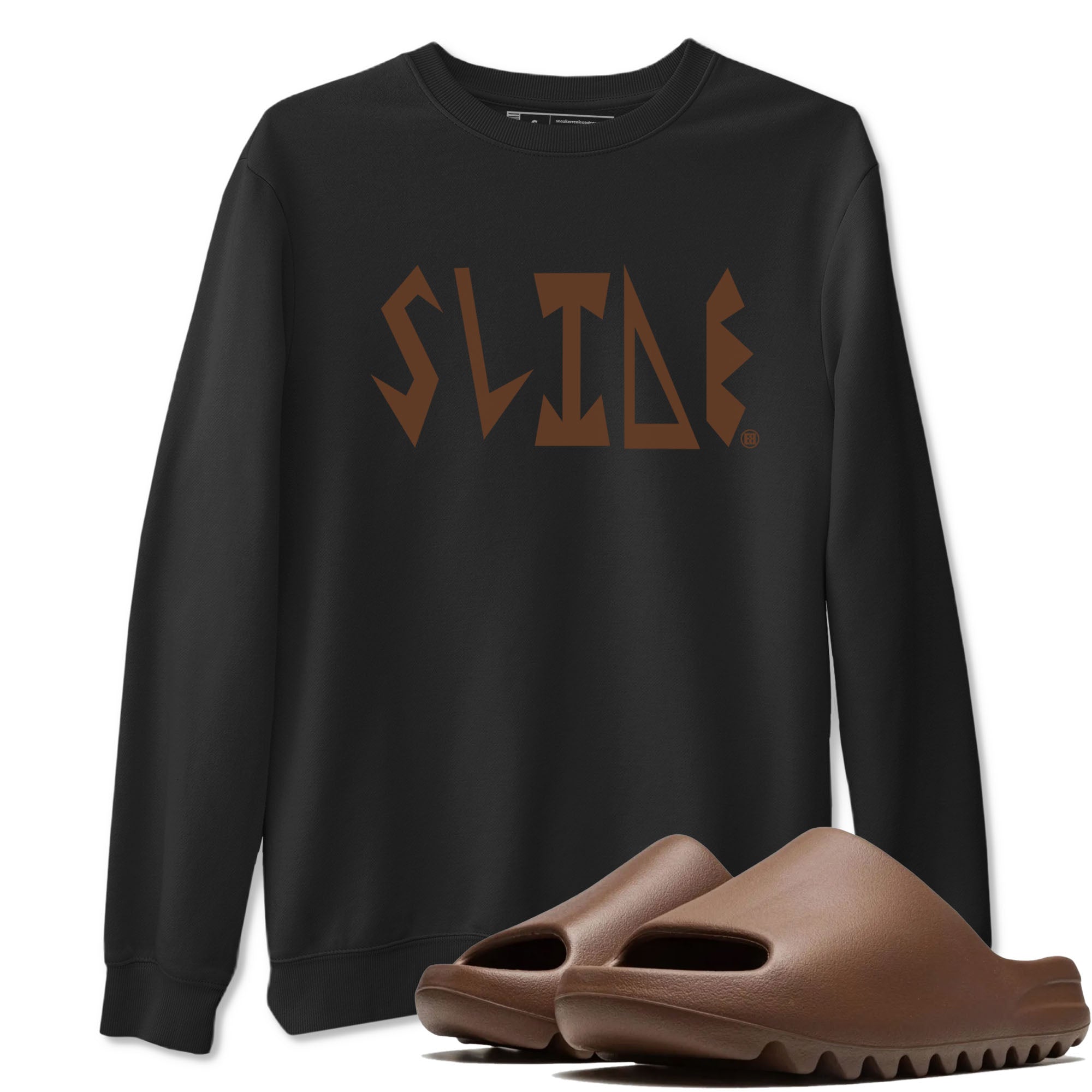 Slide Letters snkmatch Tees - Yeezy Slide Flax