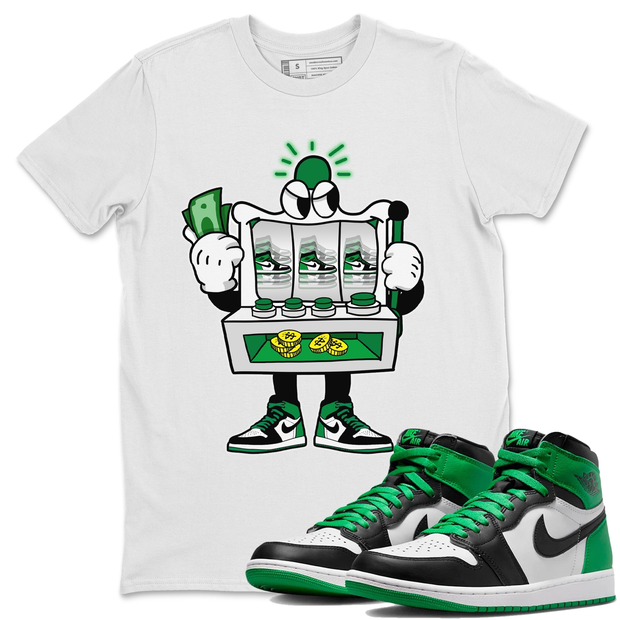 Slot Machine Unisex Tops - Air Jordan 1 Celtics