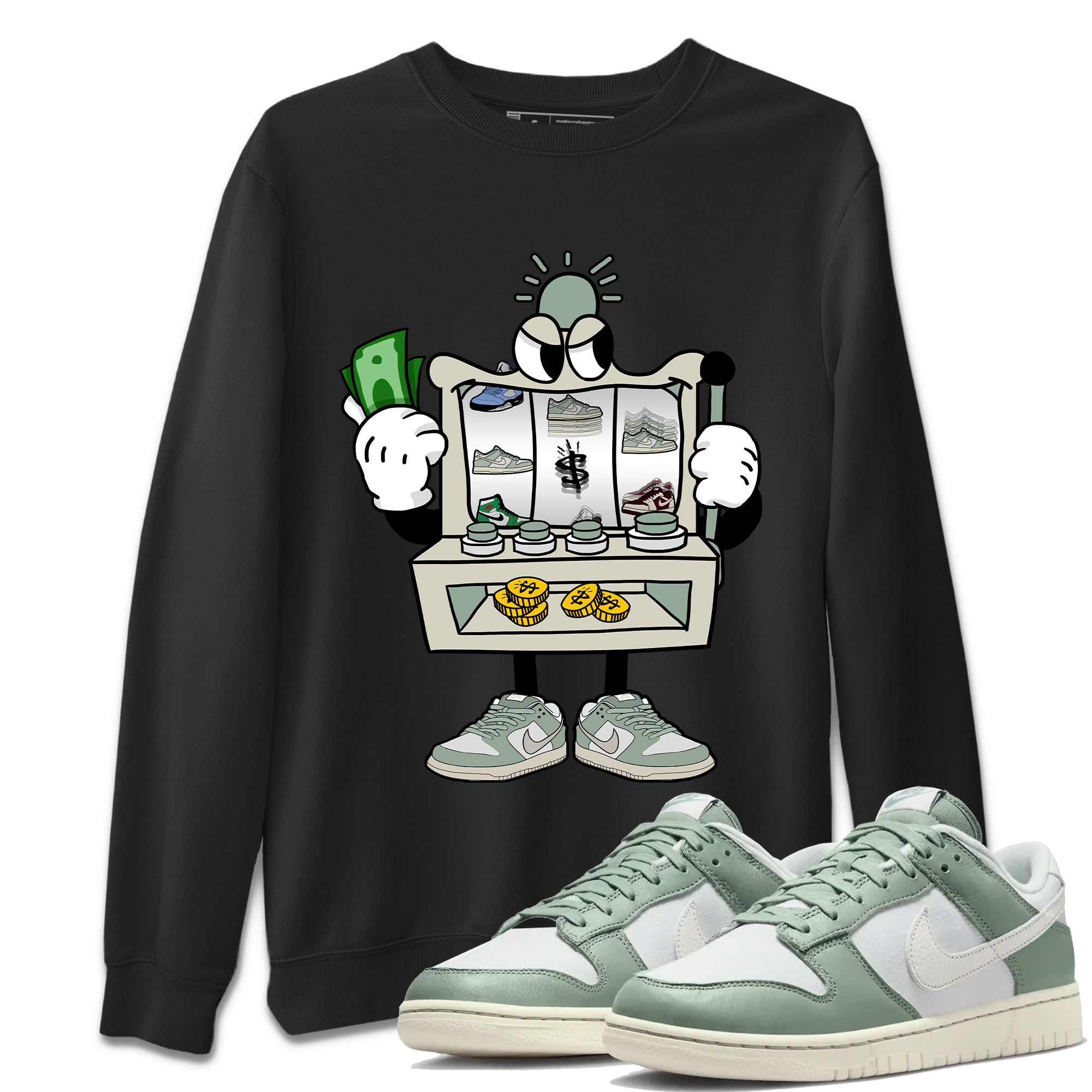 Slot Machine Unisex Tops - Dunk Mica Green