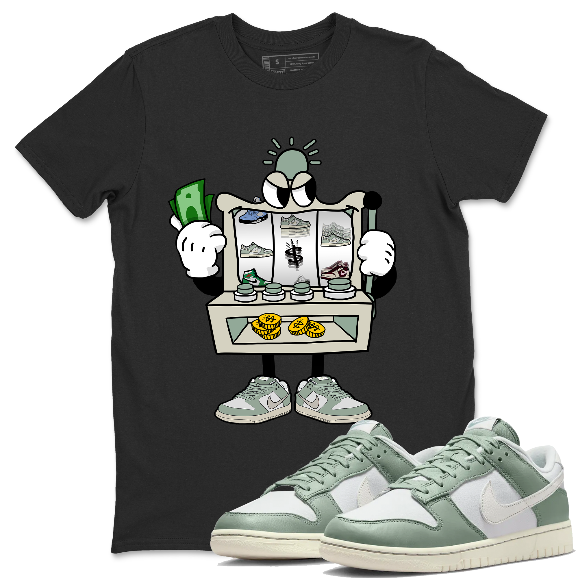 Slot Machine Unisex Tops - Dunk Mica Green