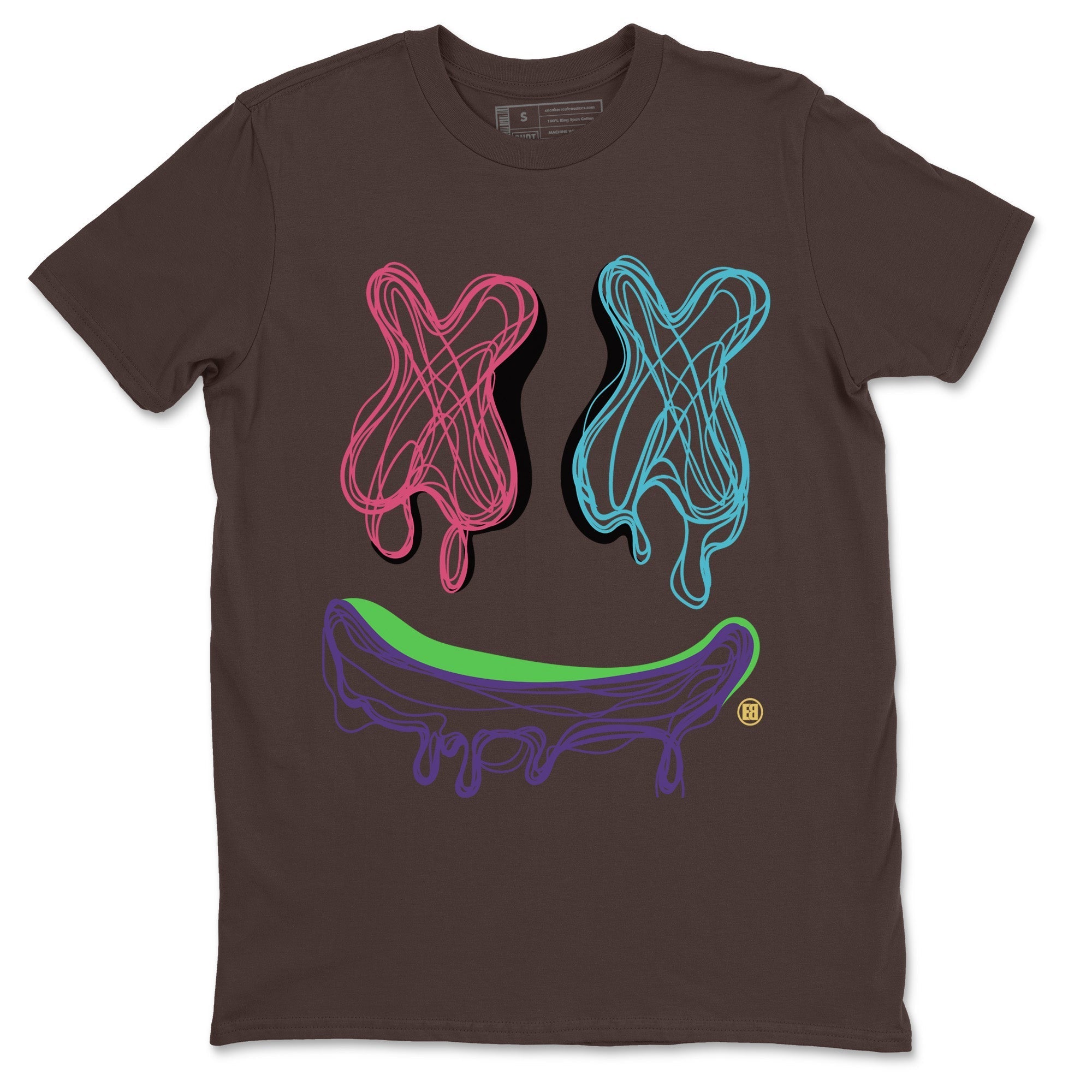 Smile Doodle snkmatch Tees - Air Force 1 Undefeated Fauna Brown