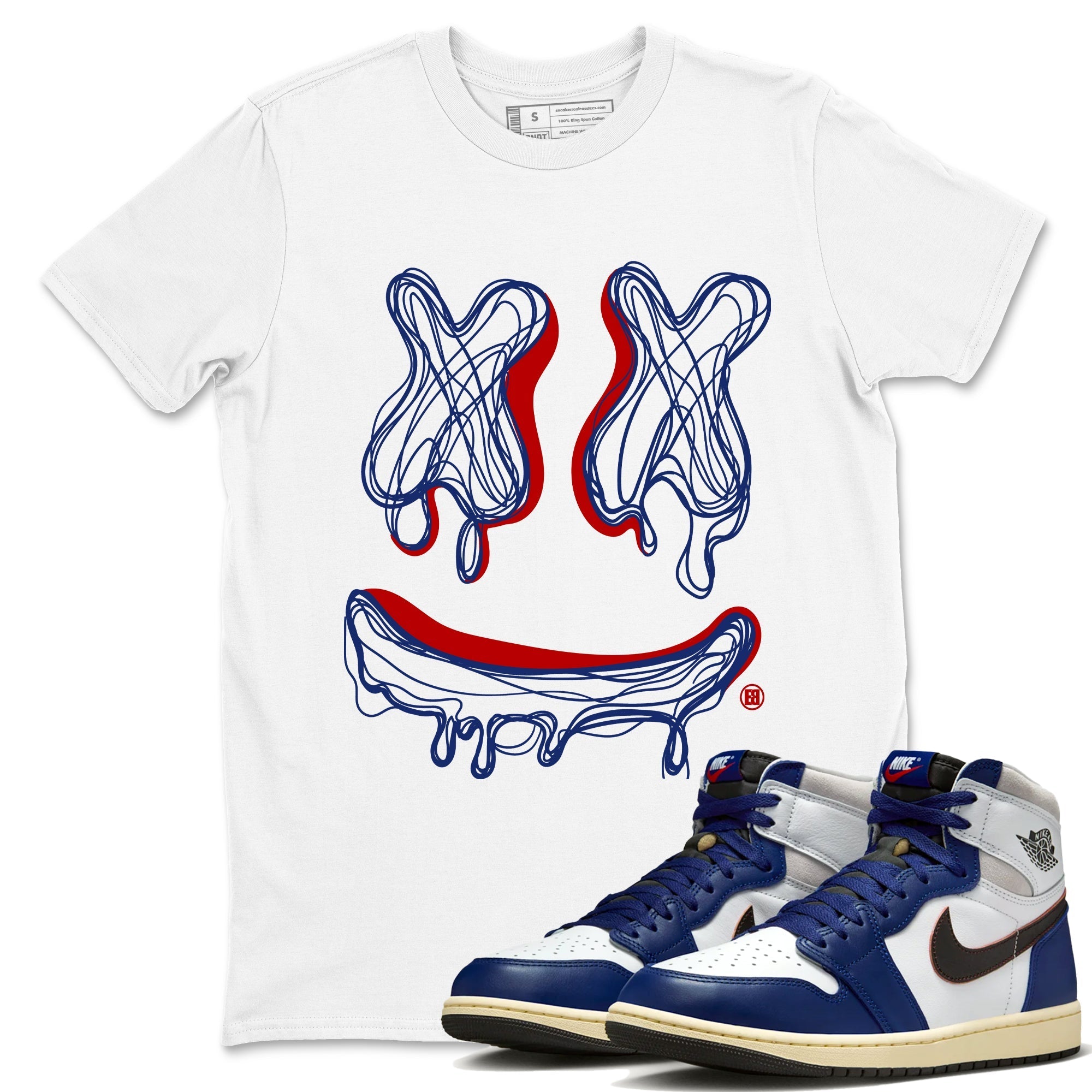 Smile Doodle snkmatch Tees - Air Jordan 1 Rare Air