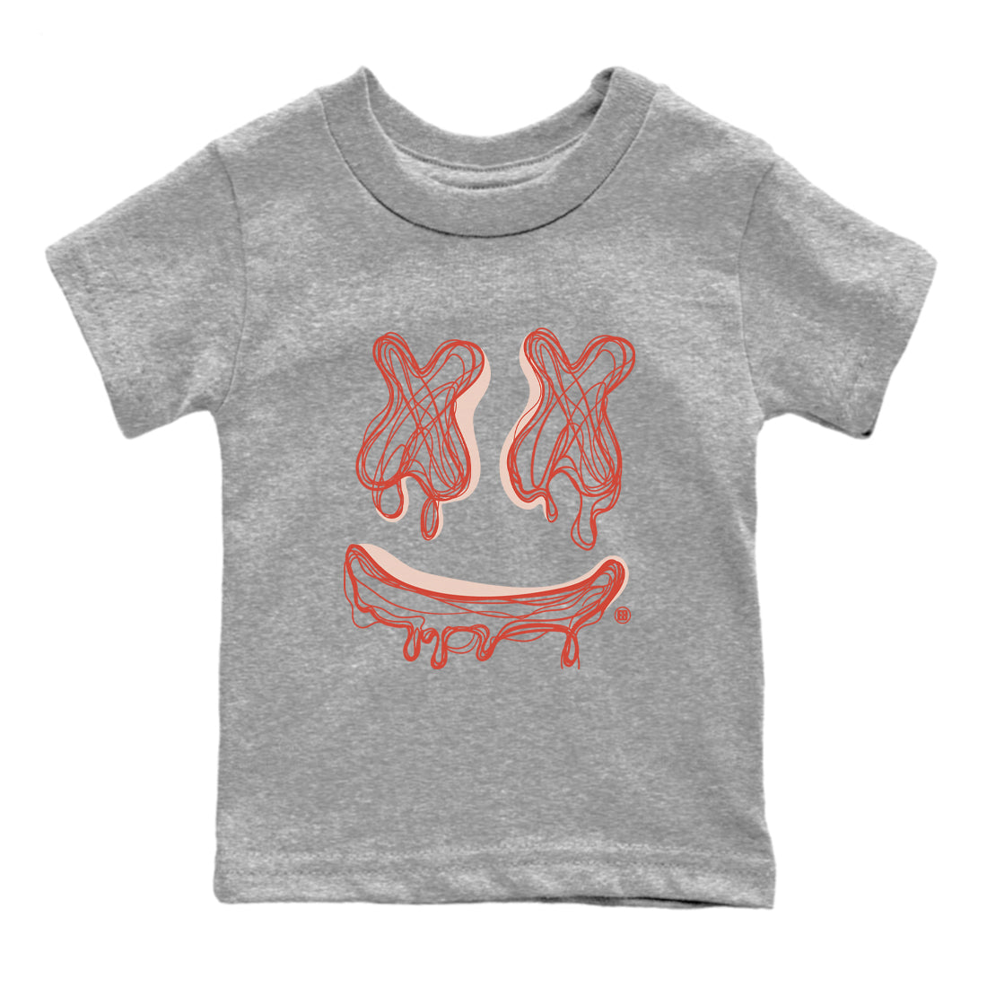 Smile Doodle snkmatch Tees Kids - Air Jordan 13 Dune Red