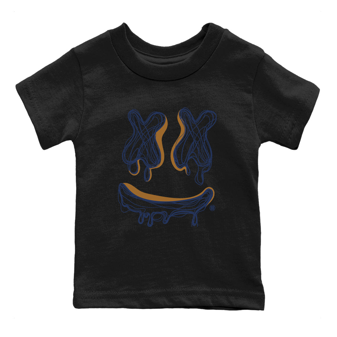 Smile Doodle snkmatch Tees Kids - Air Jordan 13 Midnight Navy