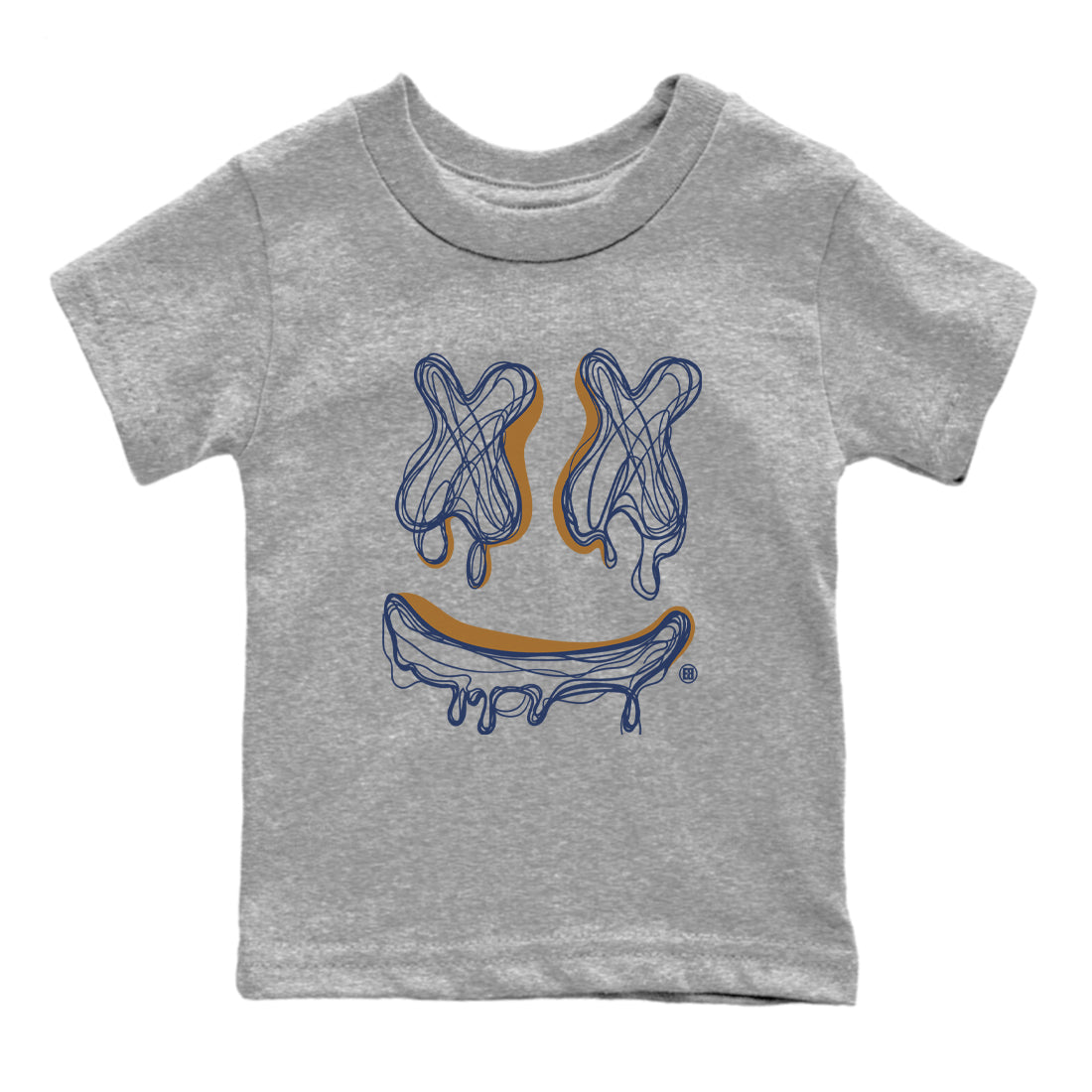 Smile Doodle snkmatch Tees Kids - Air Jordan 13 Midnight Navy