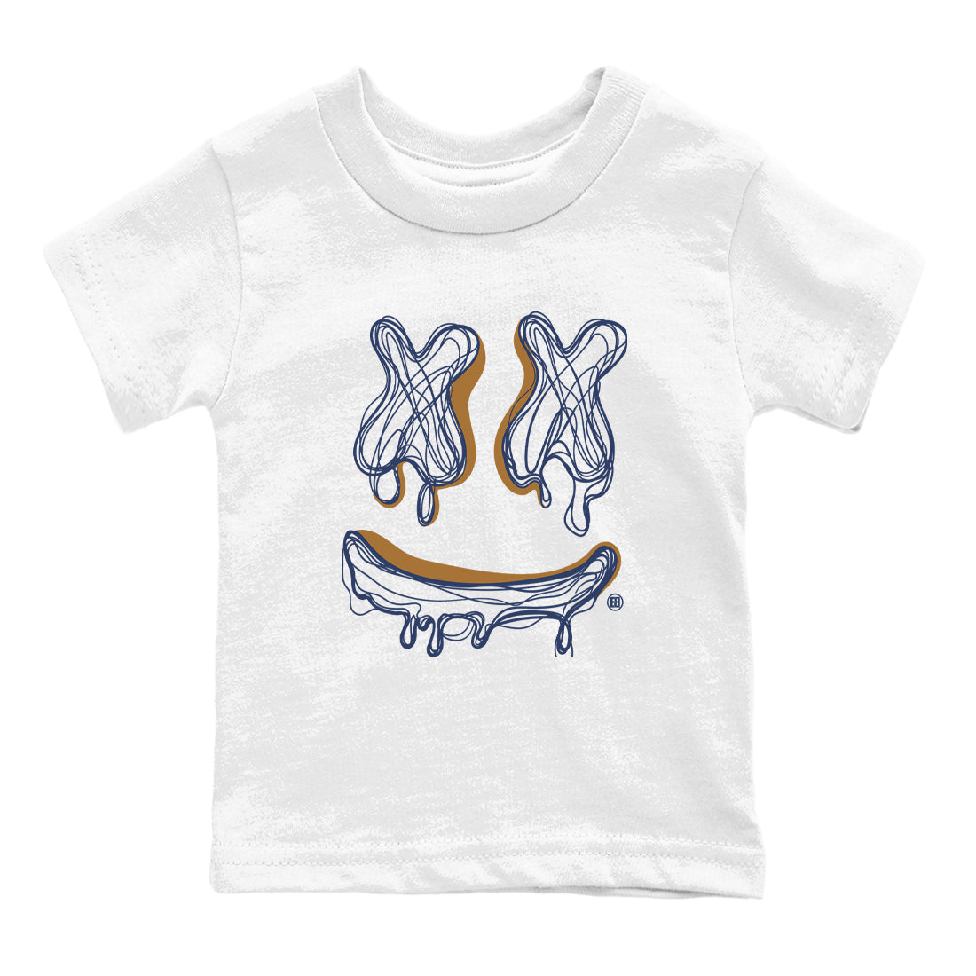 Smile Doodle snkmatch Tees Kids - Air Jordan 13 Midnight Navy