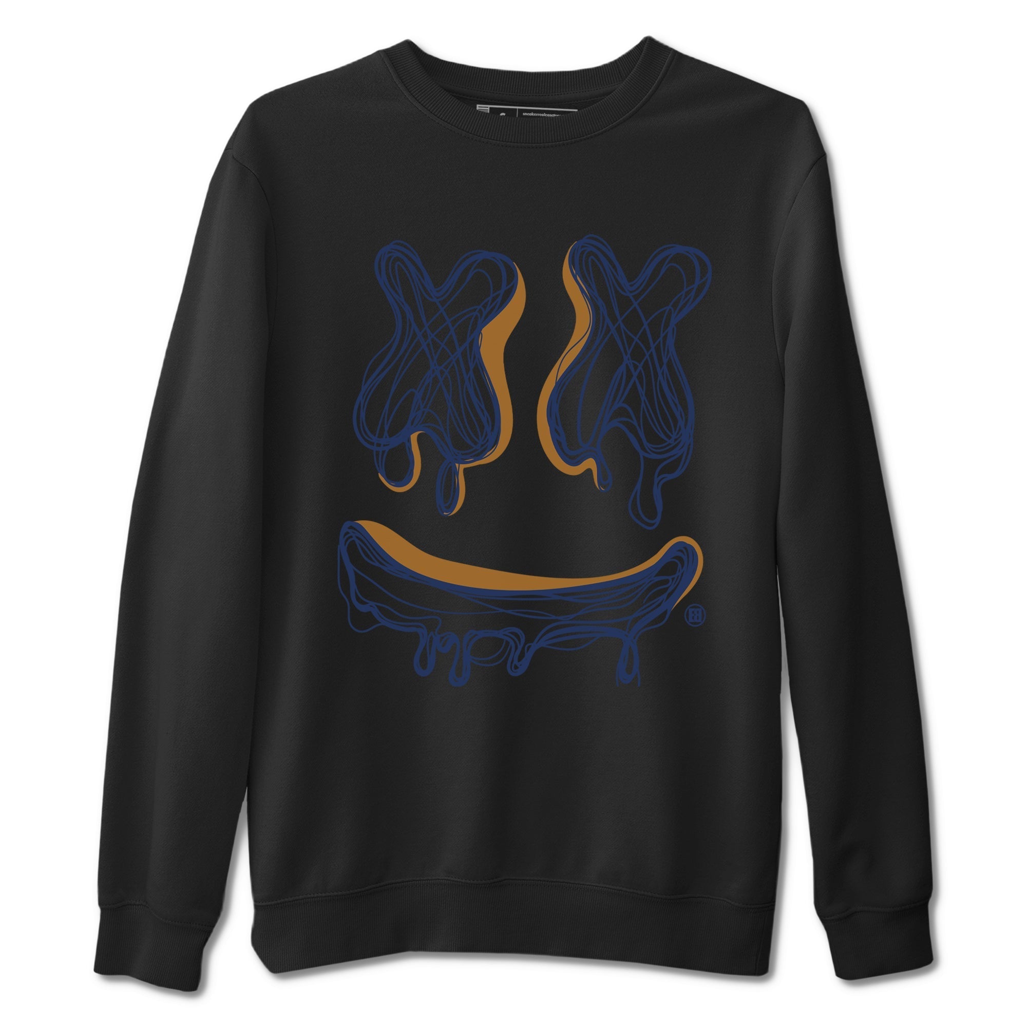 Smile Doodle snkmatch Tees - Air Jordan 13 Midnight Navy