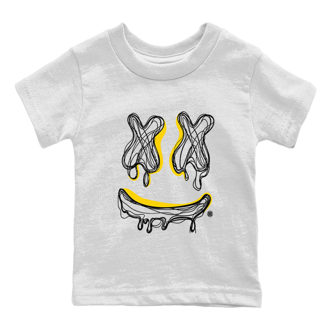 Smile Doodle snkmatch Tees Kids - Air Jordan 4 Thunder