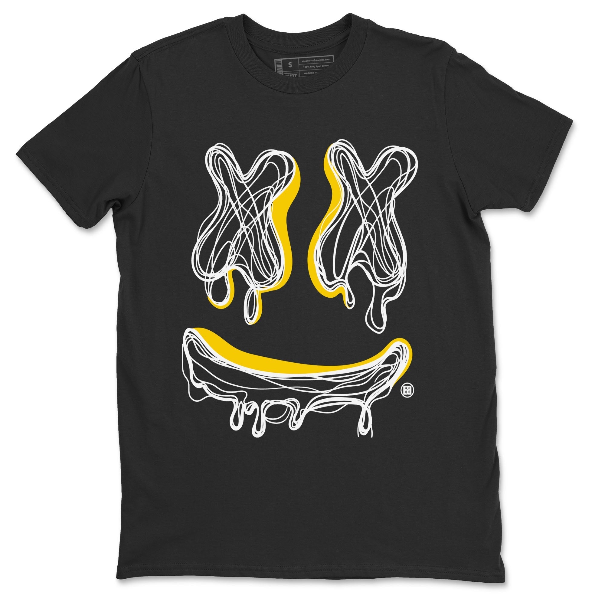 Smile Doodle snkmatch Tees - Air Jordan 4 Thunder