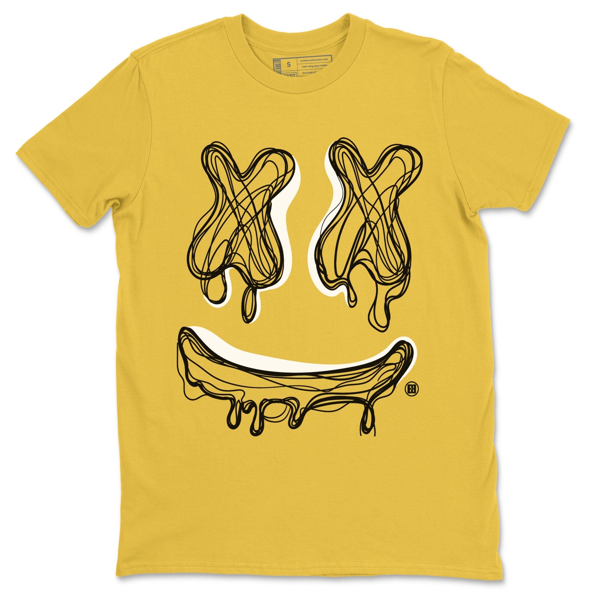 Smile Doodle snkmatch Tees - Air Jordan 4 Thunder