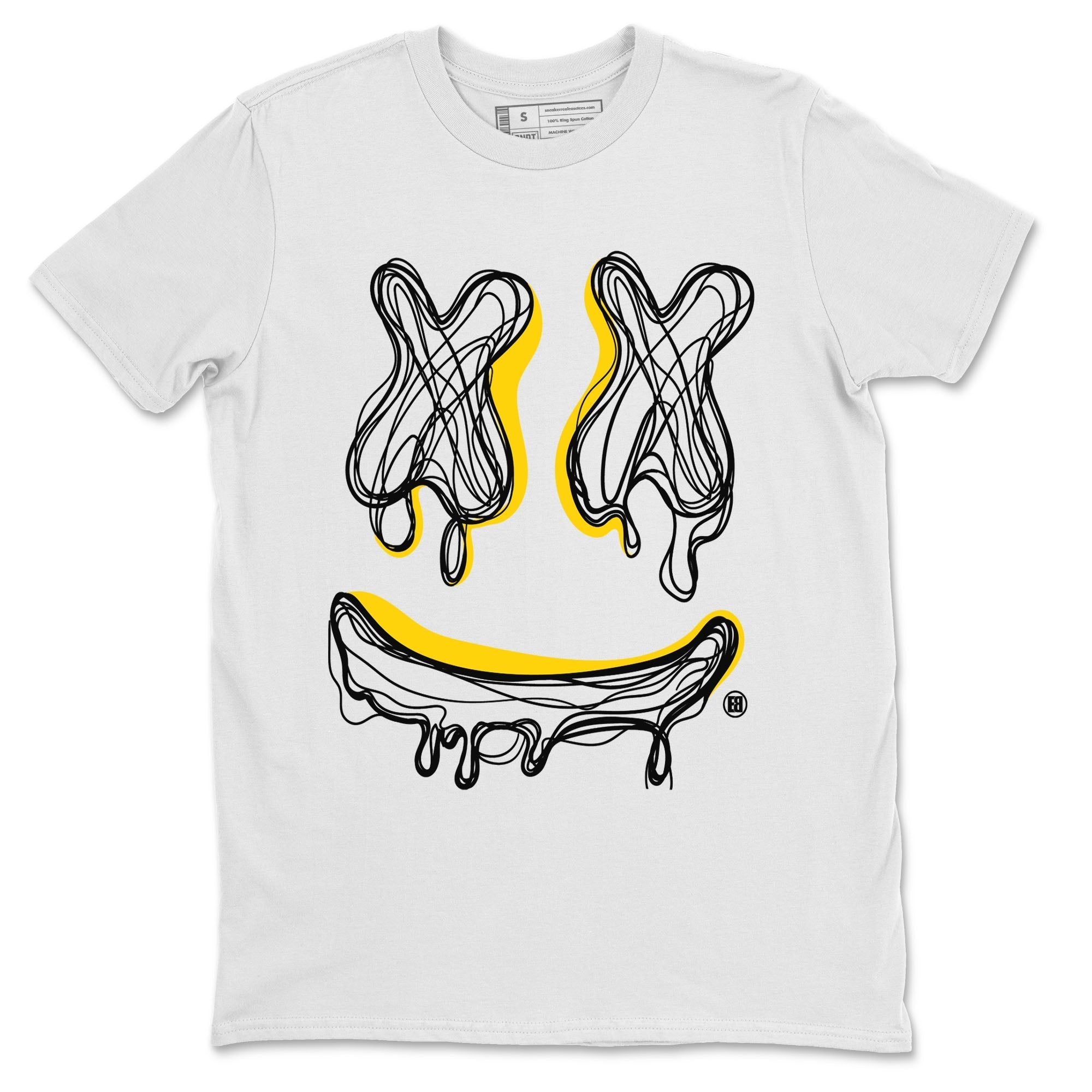 Smile Doodle snkmatch Tees - Air Jordan 4 Thunder