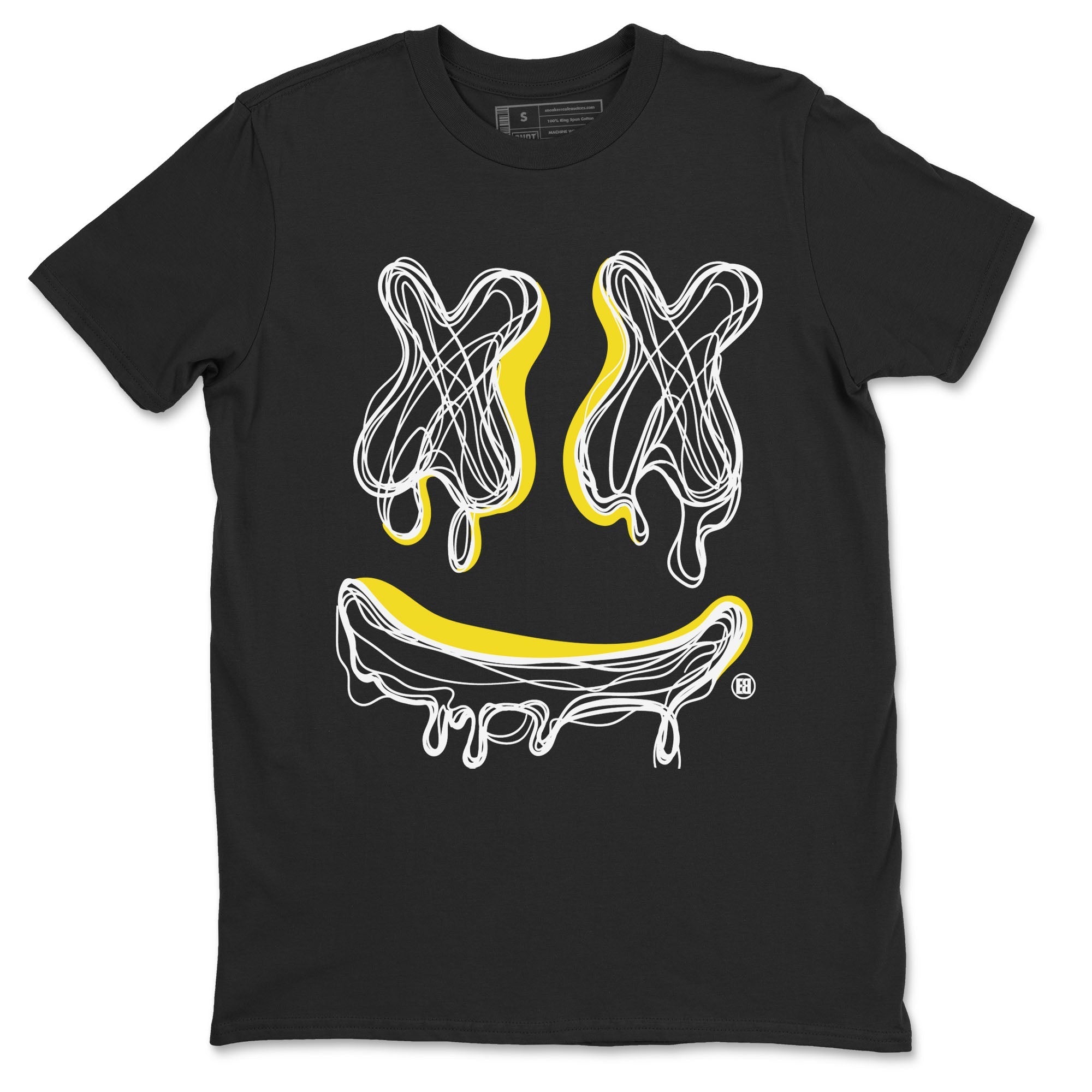 Smile Doodle snkmatch Tees - Air Jordan 4 Vivid Sulfur