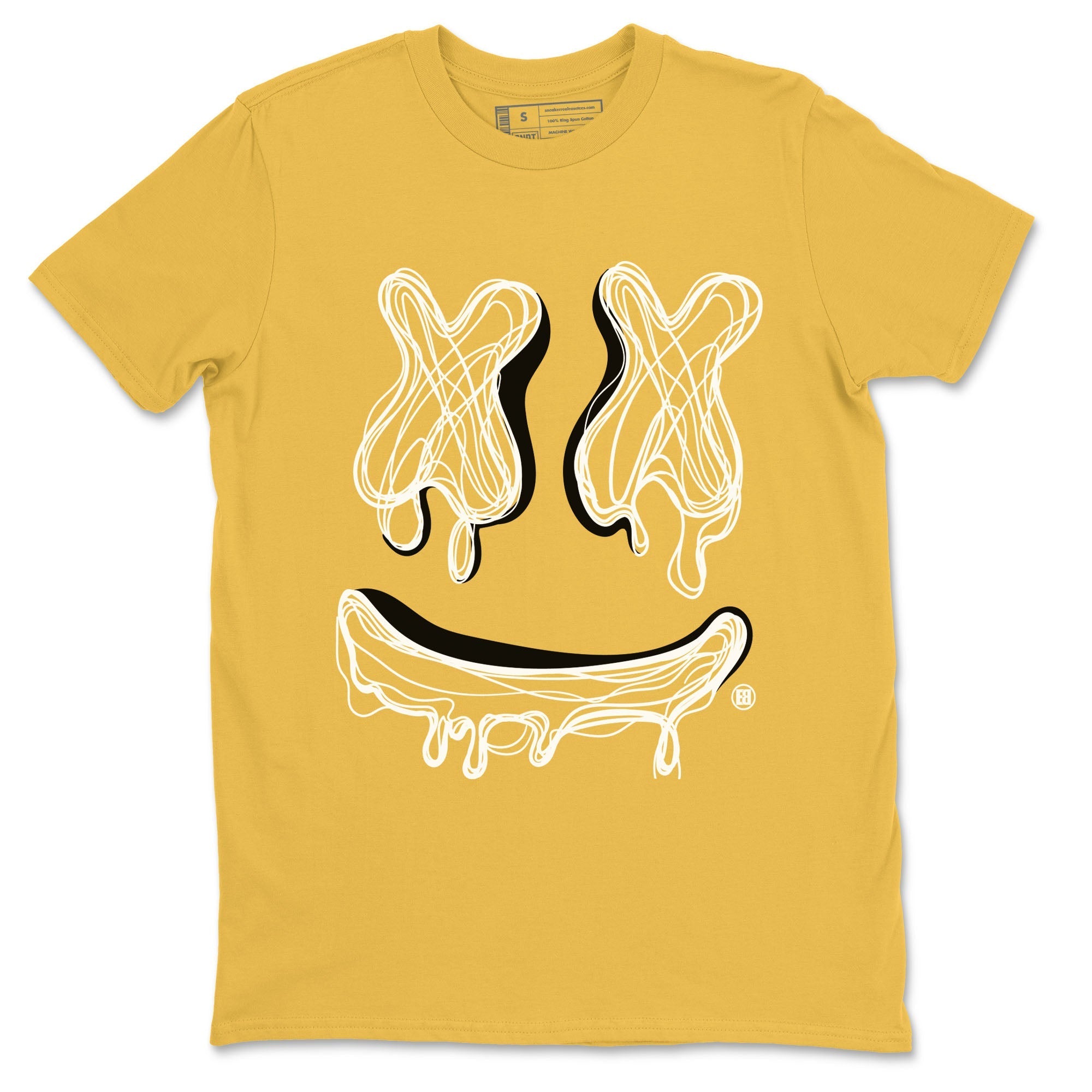 Smile Doodle snkmatch Tees - Air Jordan 4 Vivid Sulfur