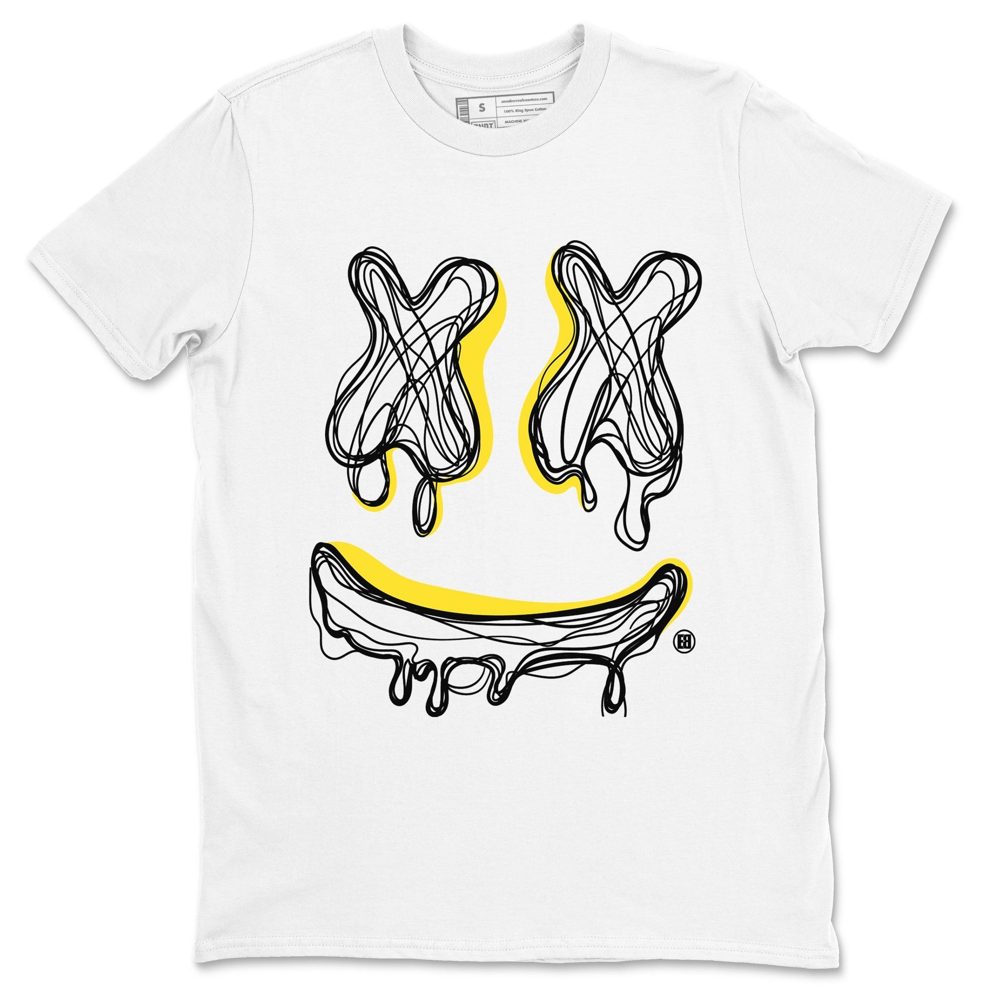 Smile Doodle snkmatch Tees - Air Jordan 4 Vivid Sulfur