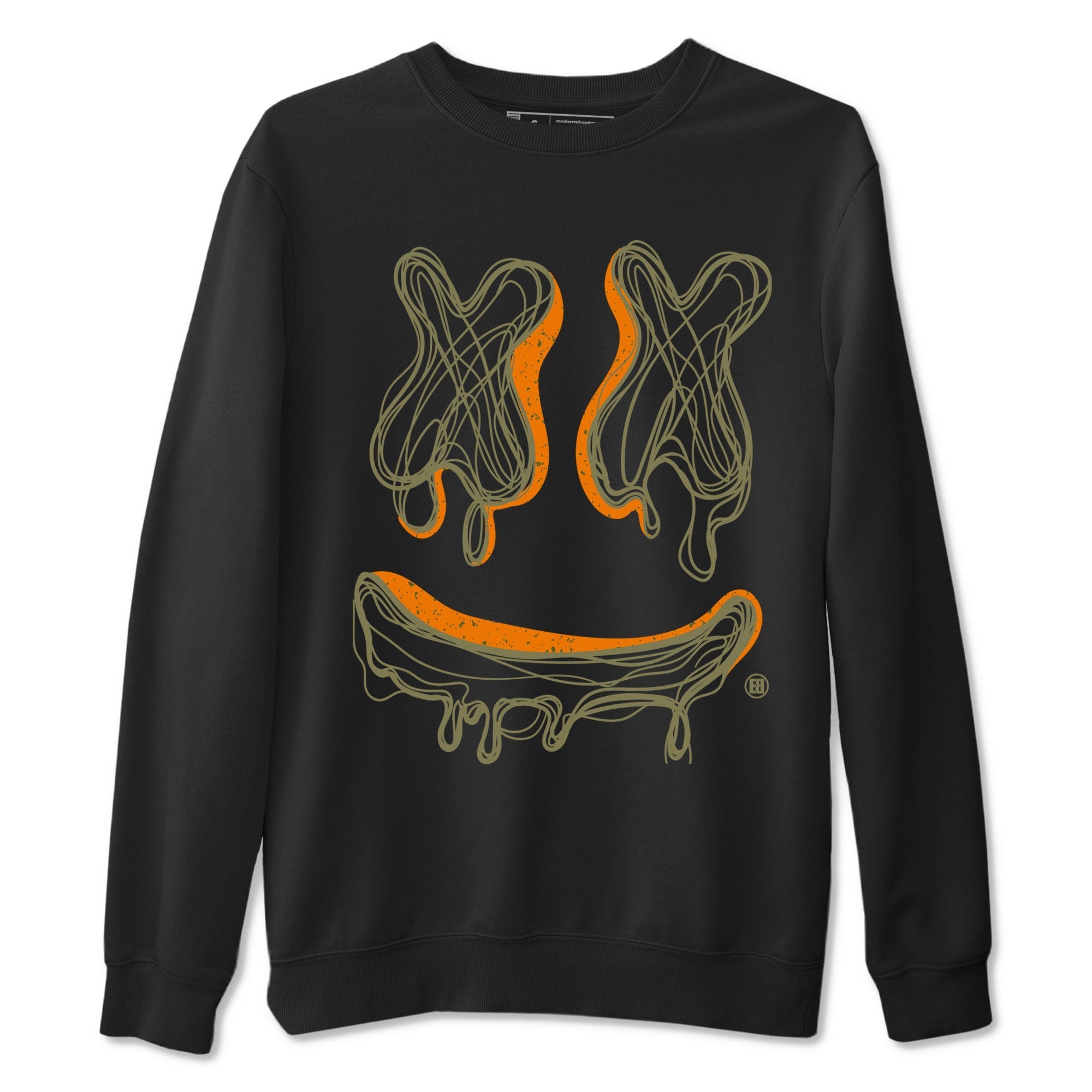 Smile Doodle snkmatch Tees - Air Jordan 5 Olive