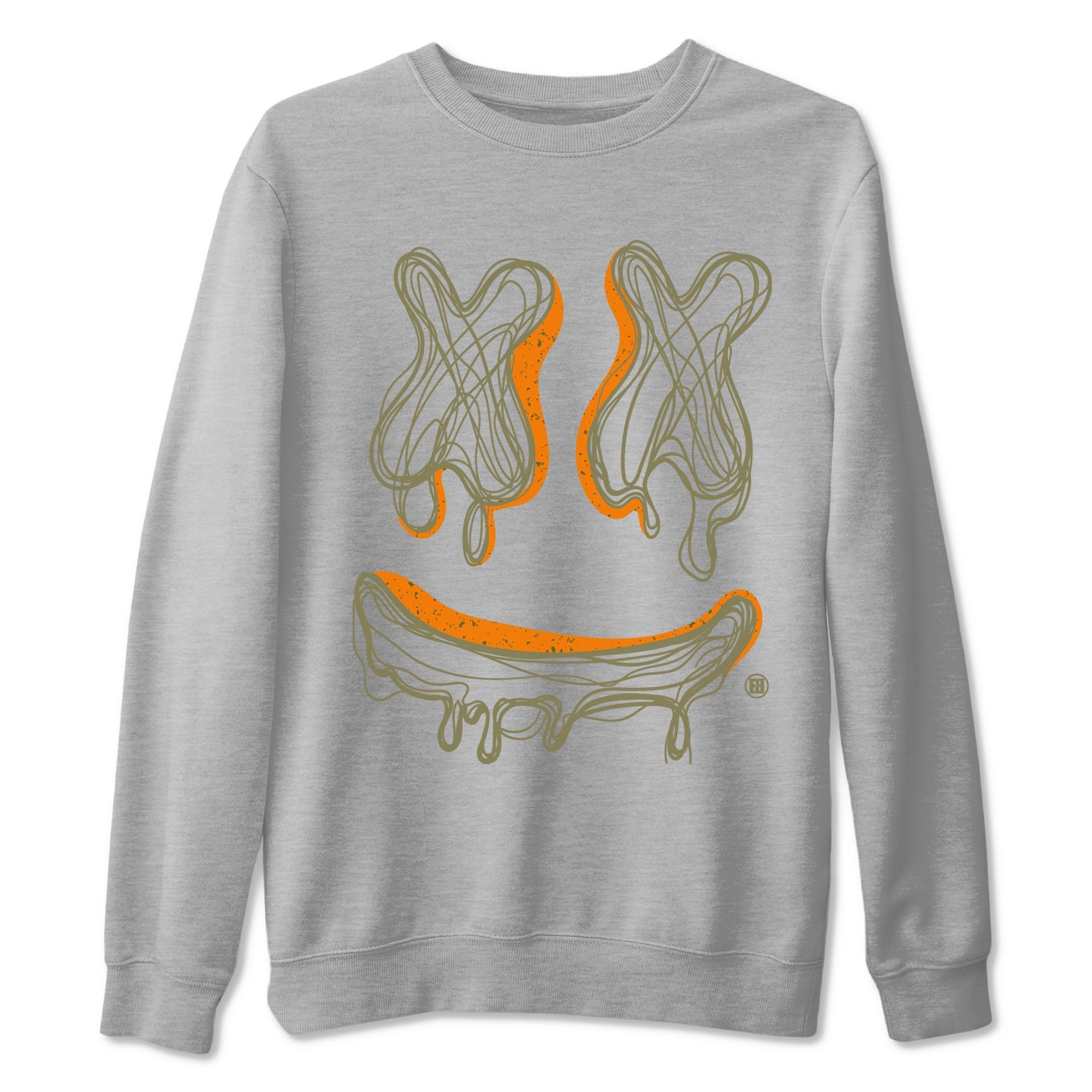 Smile Doodle snkmatch Tees - Air Jordan 5 Olive