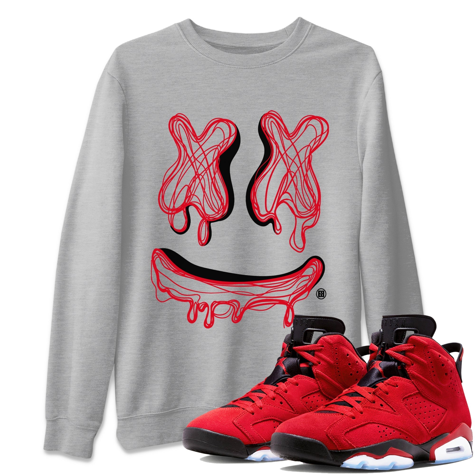 Smile Doodle snkmatch Tees - Air Jordan 6 Toro Bravo
