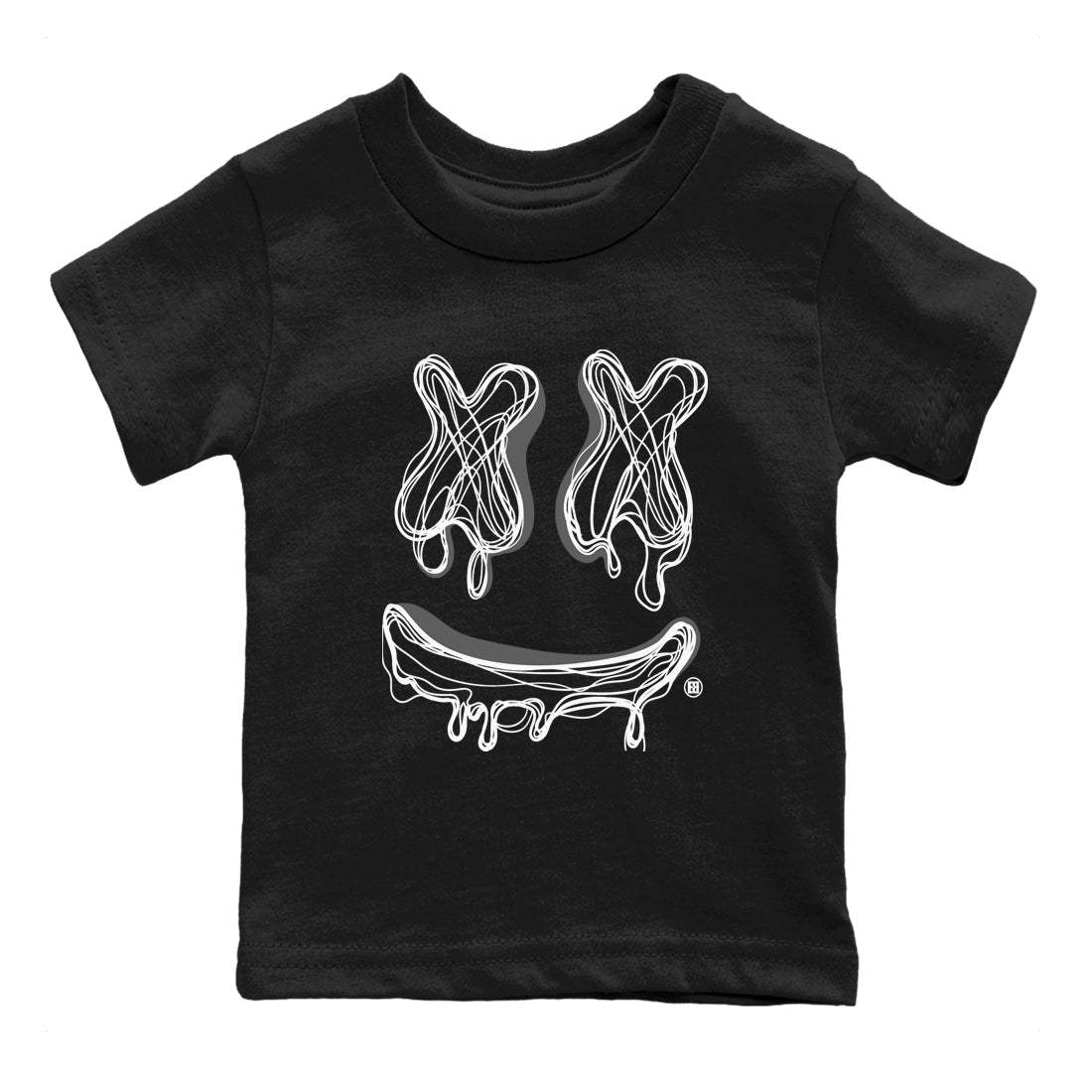 Smile Doodle snkmatch Tees Kids - Air Jordan 9 Cool Grey