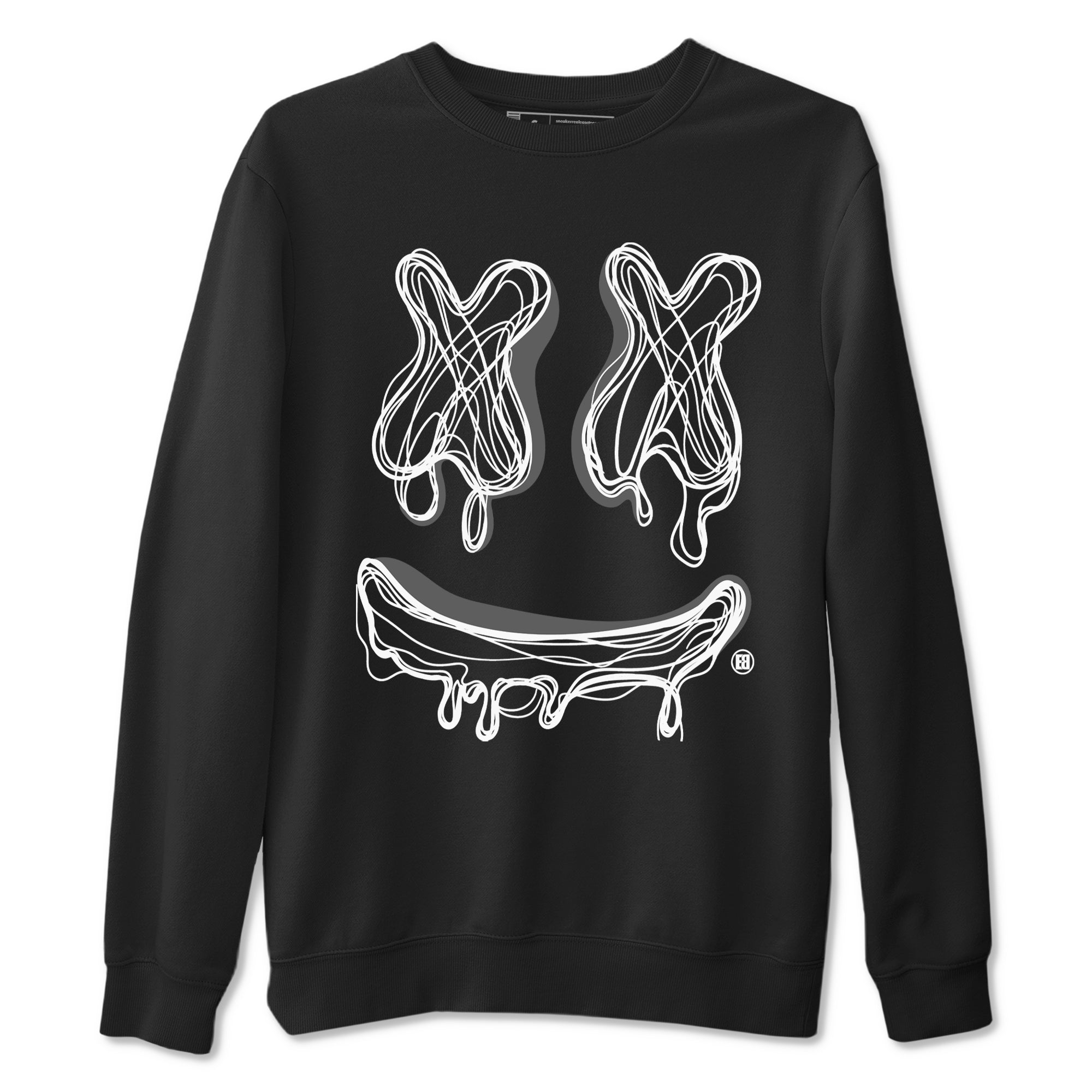 Smile Doodle snkmatch Tees - Air Jordan 9 Cool Grey