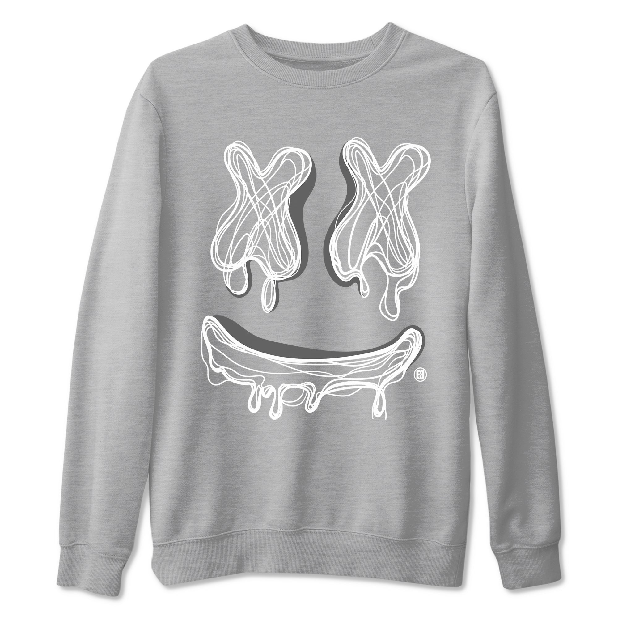 Smile Doodle snkmatch Tees - Air Jordan 9 Cool Grey