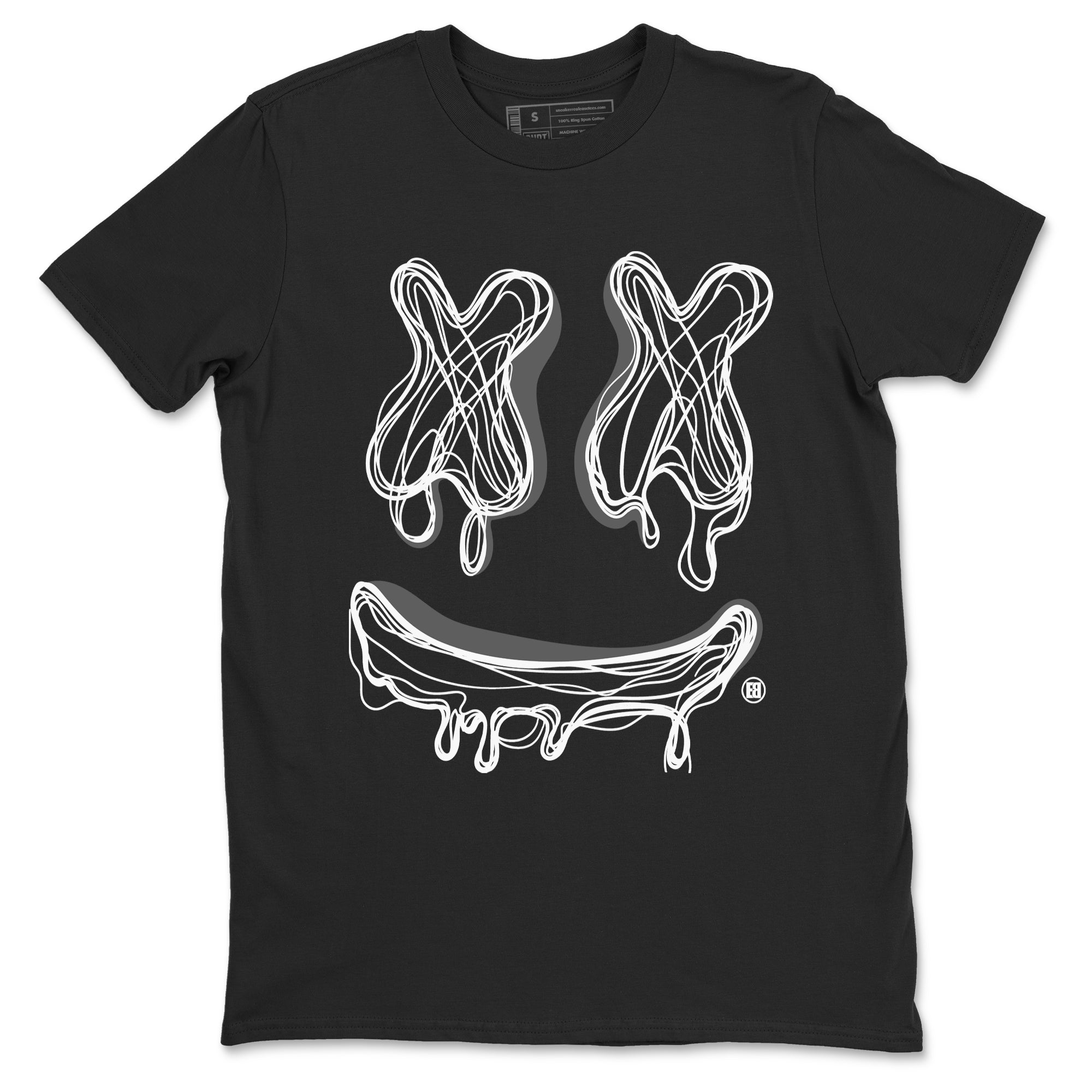 Smile Doodle snkmatch Tees - Air Jordan 9 Cool Grey
