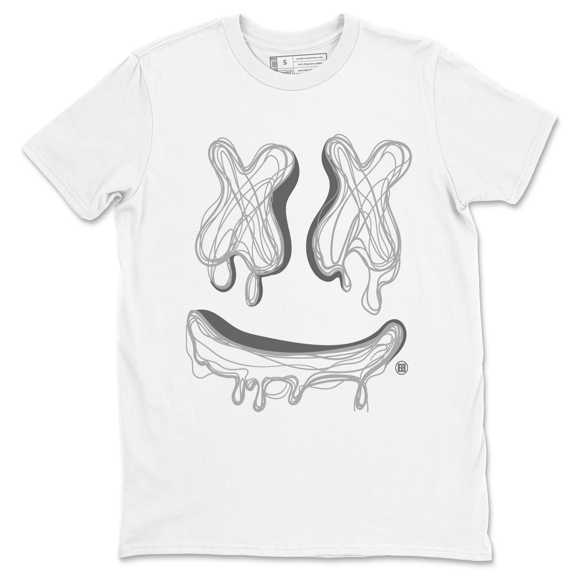 Smile Doodle snkmatch Tees - Air Jordan 9 Cool Grey