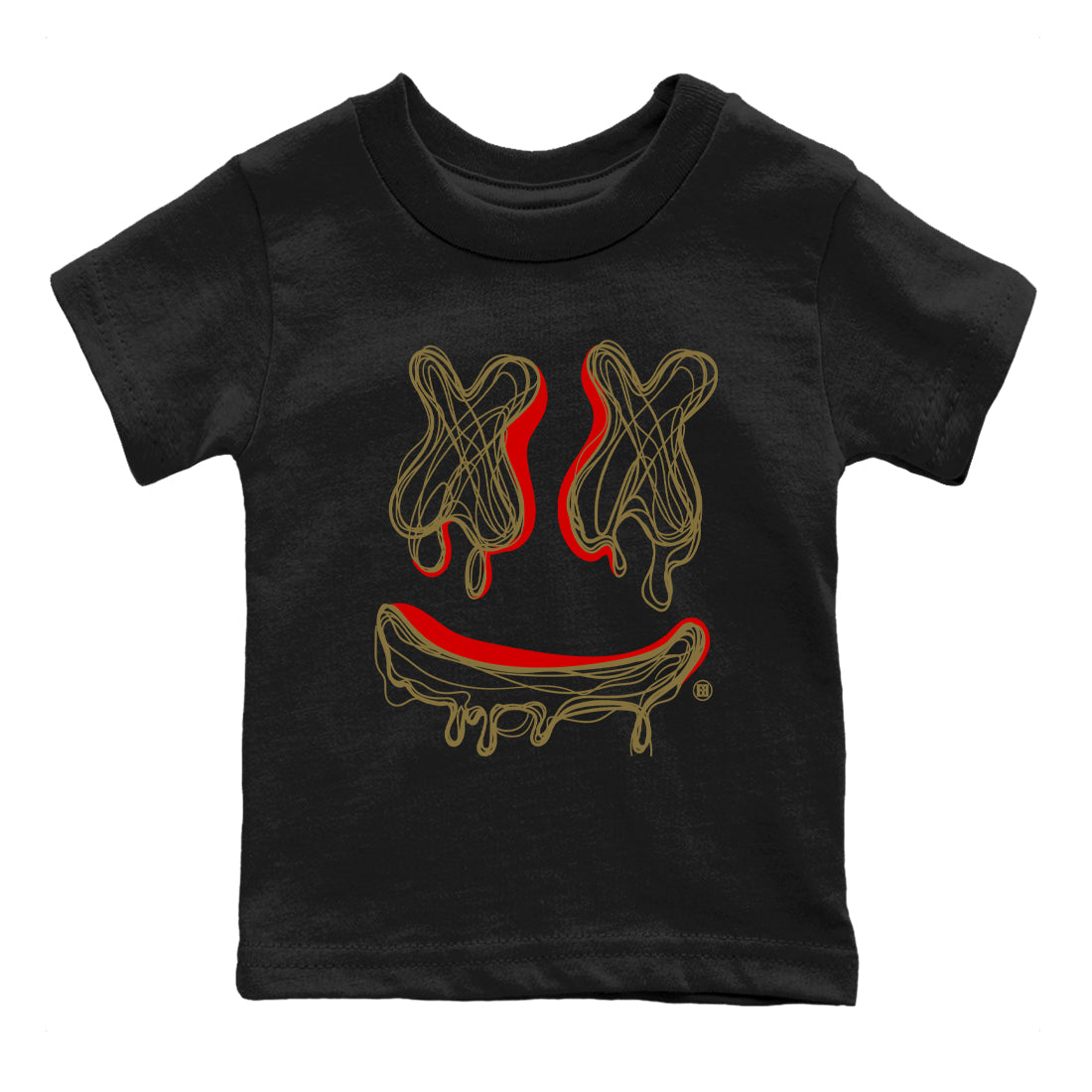 Smile Doodle snkmatch Tees Kids - Air Jordan 9 Olive