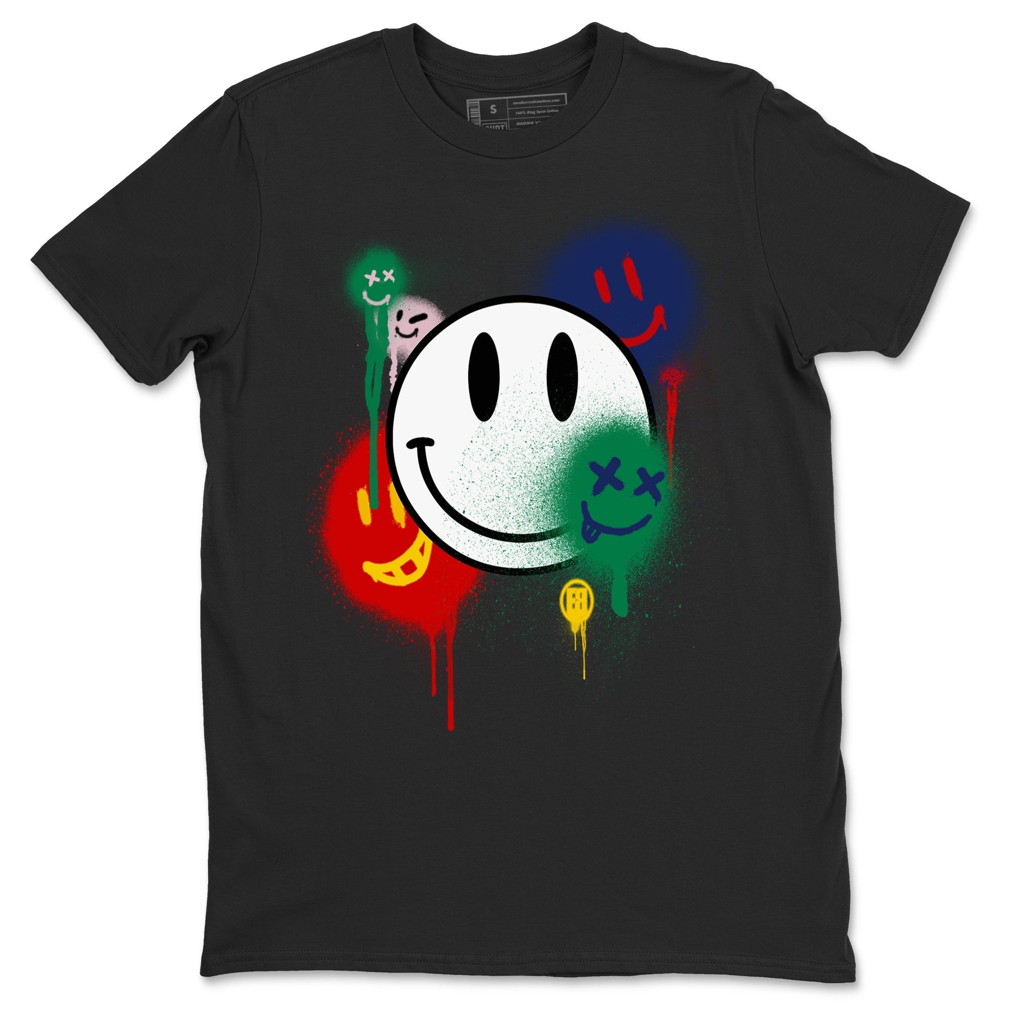 Smile Painting snkmatch Tees - Air Force 3 Blue Void and Tour Yellow
