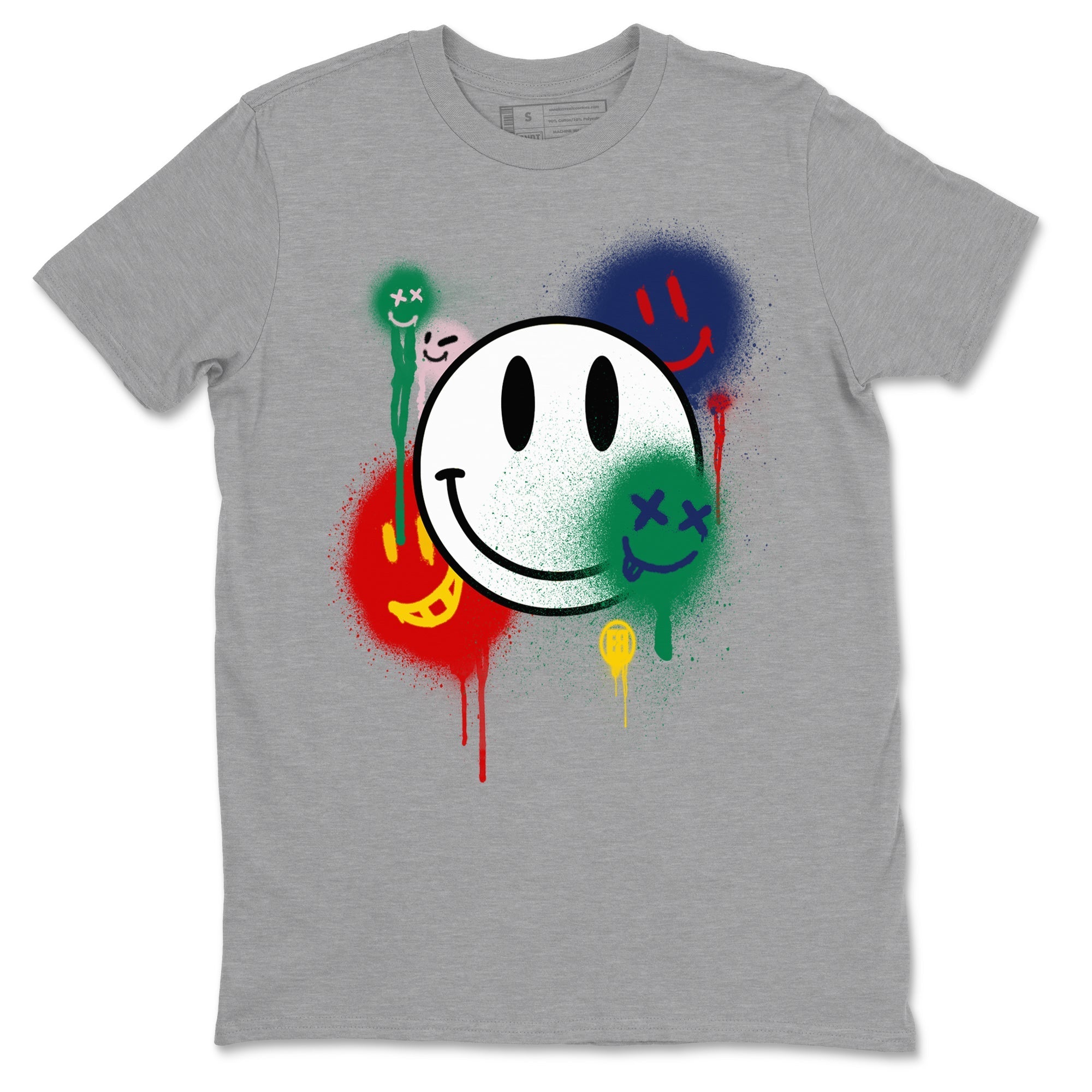 Smile Painting snkmatch Tees - Air Force 3 Blue Void and Tour Yellow