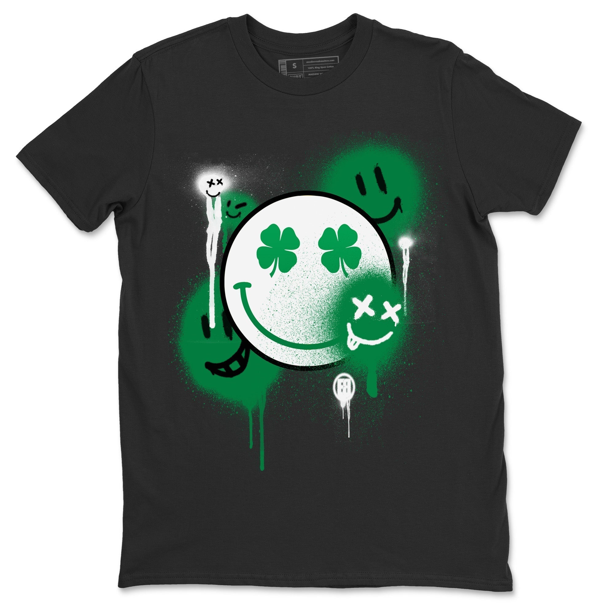 Smile Painting Unisex Tops - Air Jordan 1 Lucky Green