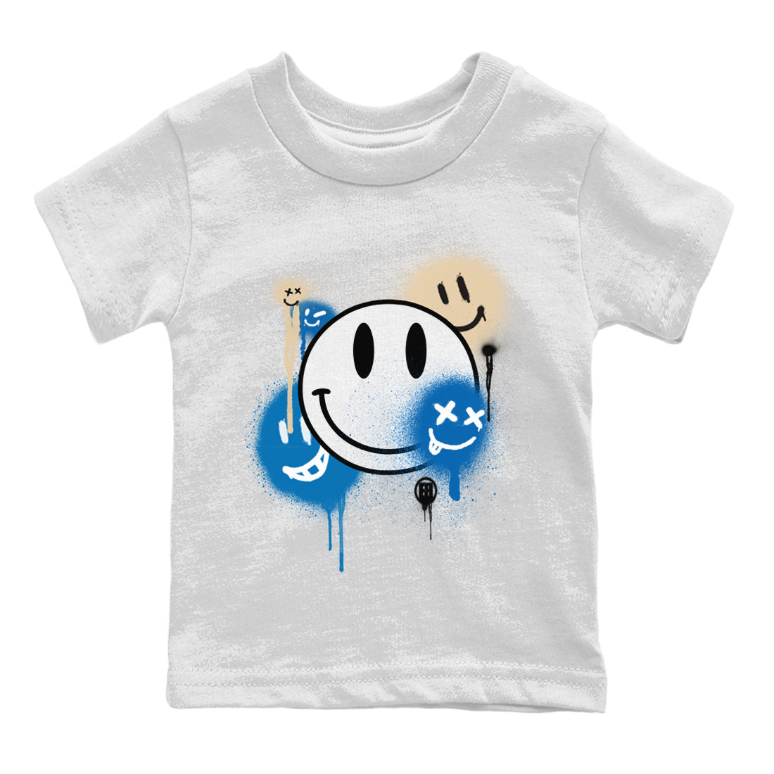 Smile Painting Kids Tops - Air Jordan 1 Travis Scott Fragment