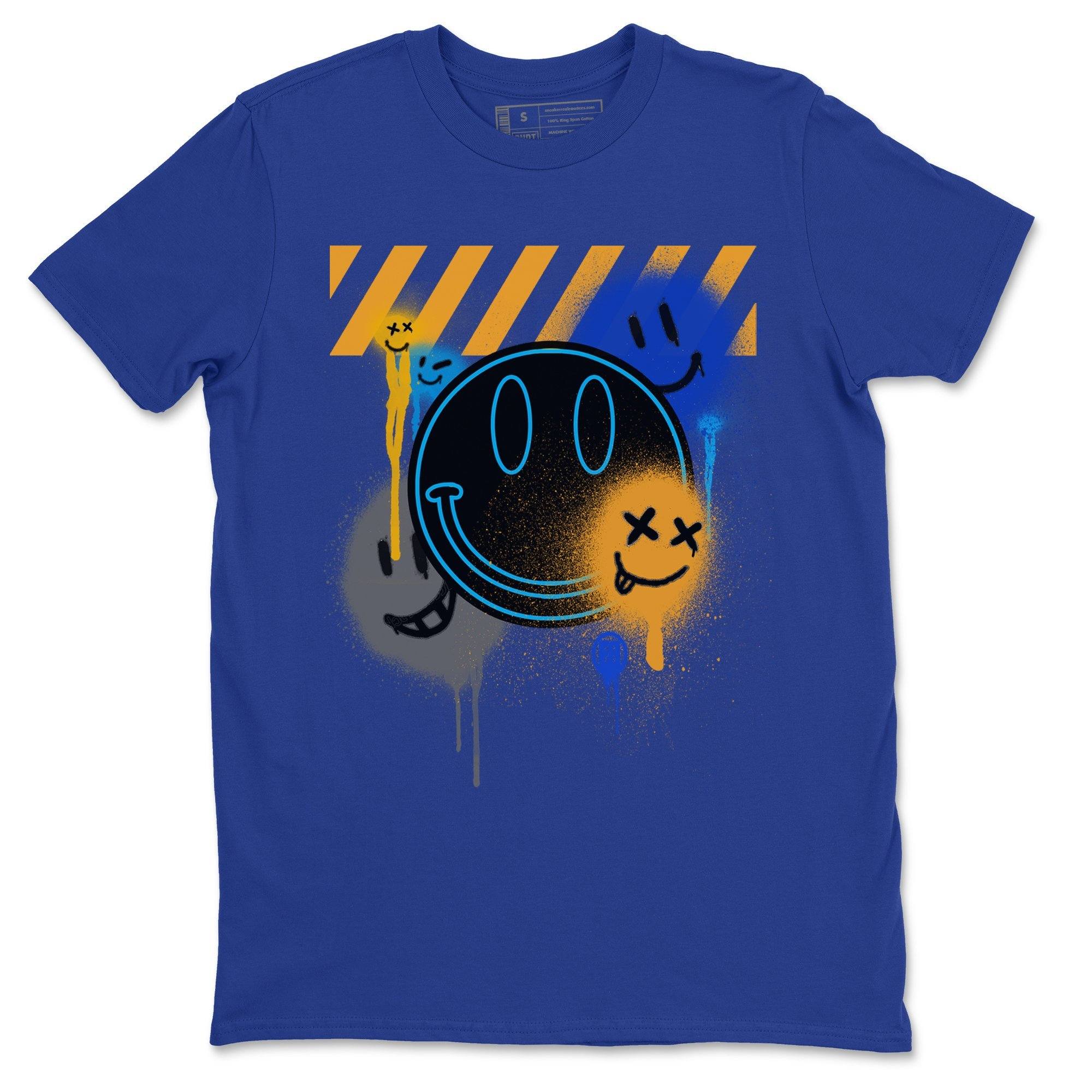 Smile Painting Unisex Tops - Air Jordan 2 OFF-WHITE Black Blue