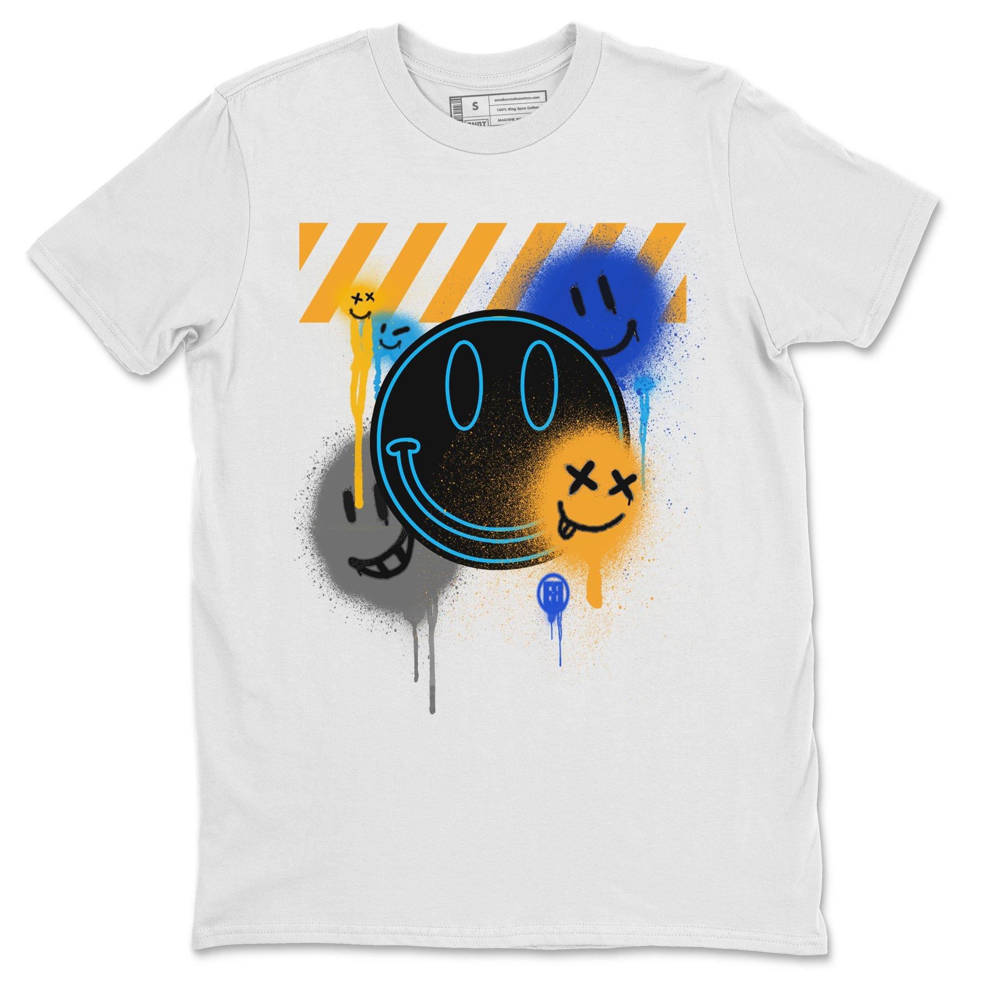 Smile Painting Unisex Tops - Air Jordan 2 OFF-WHITE Black Blue