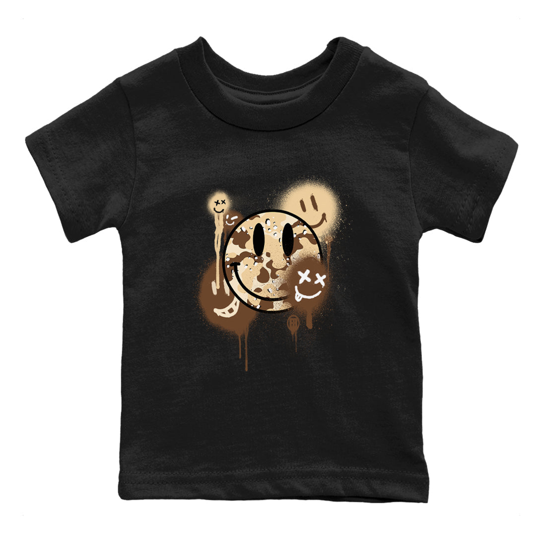 Smile Painting snkmatch Tees Kids - Air Jordan 3 Desert Camo