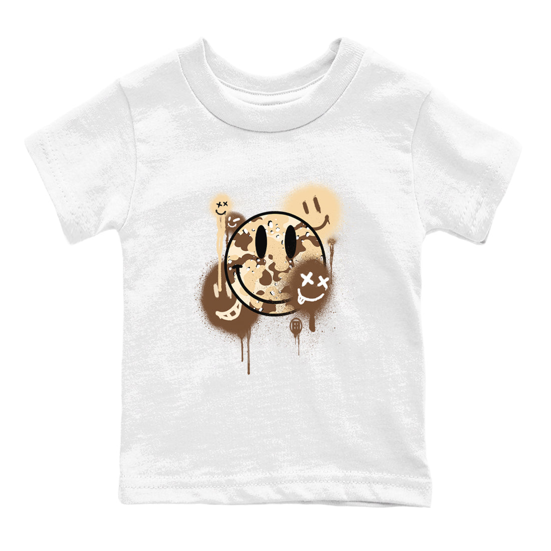 Smile Painting snkmatch Tees Kids - Air Jordan 3 Desert Camo