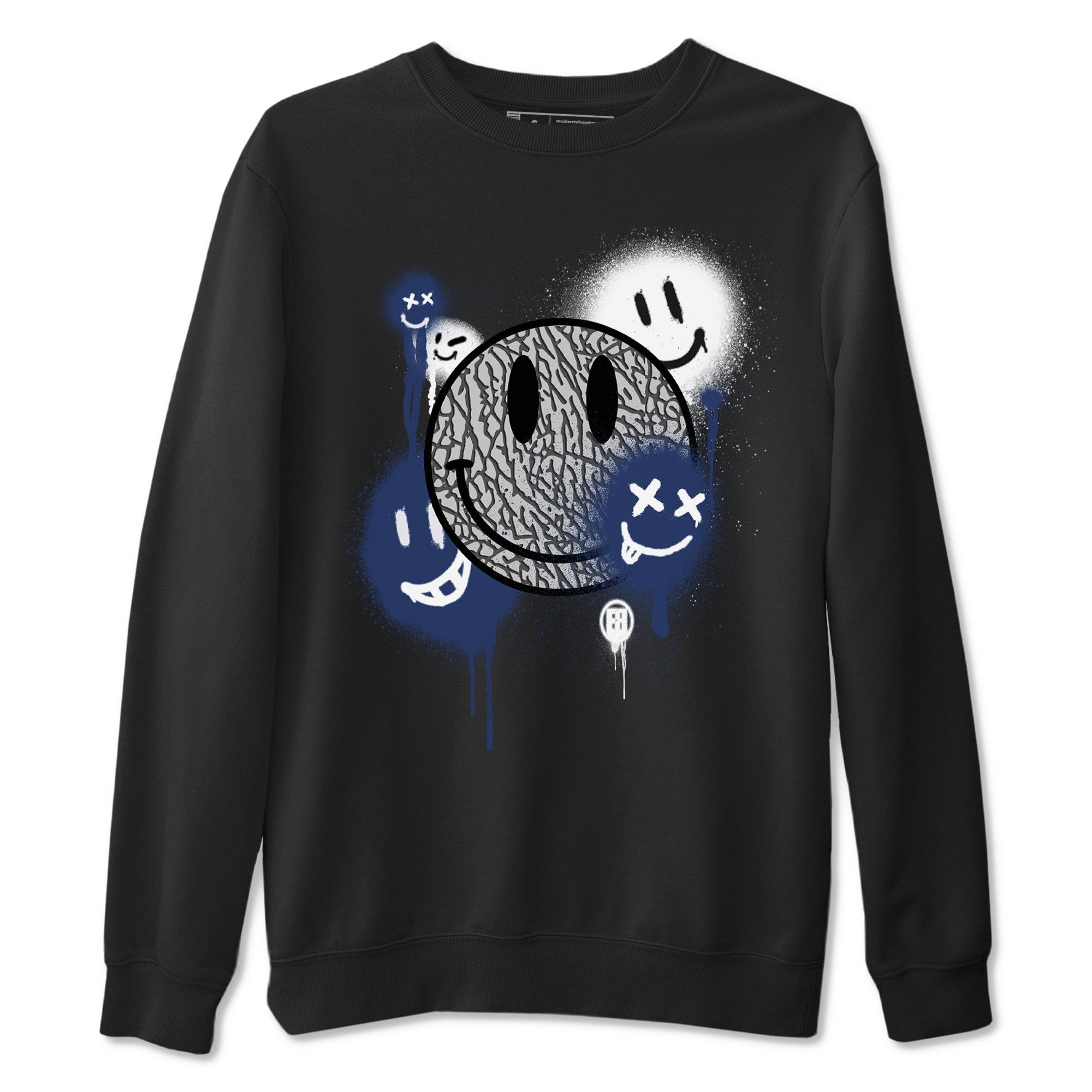 Smile Painting snkmatch Tees - Air Jordan 3 Midnight Navy 2023