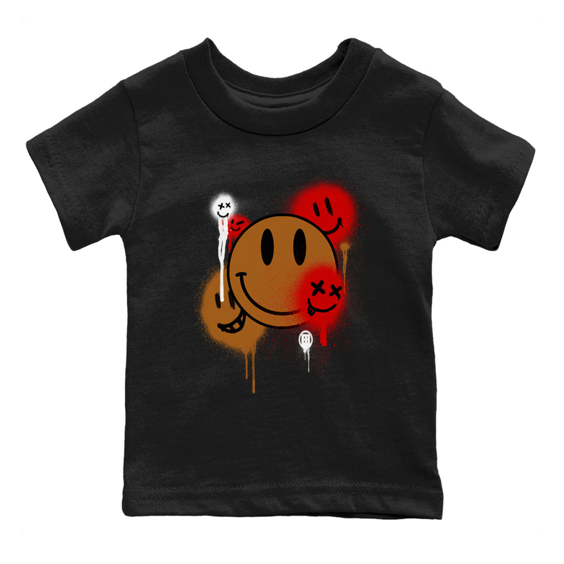 Smile Painting snkmatch Tees Kids - Air Jordan 5 Archaeo Brown