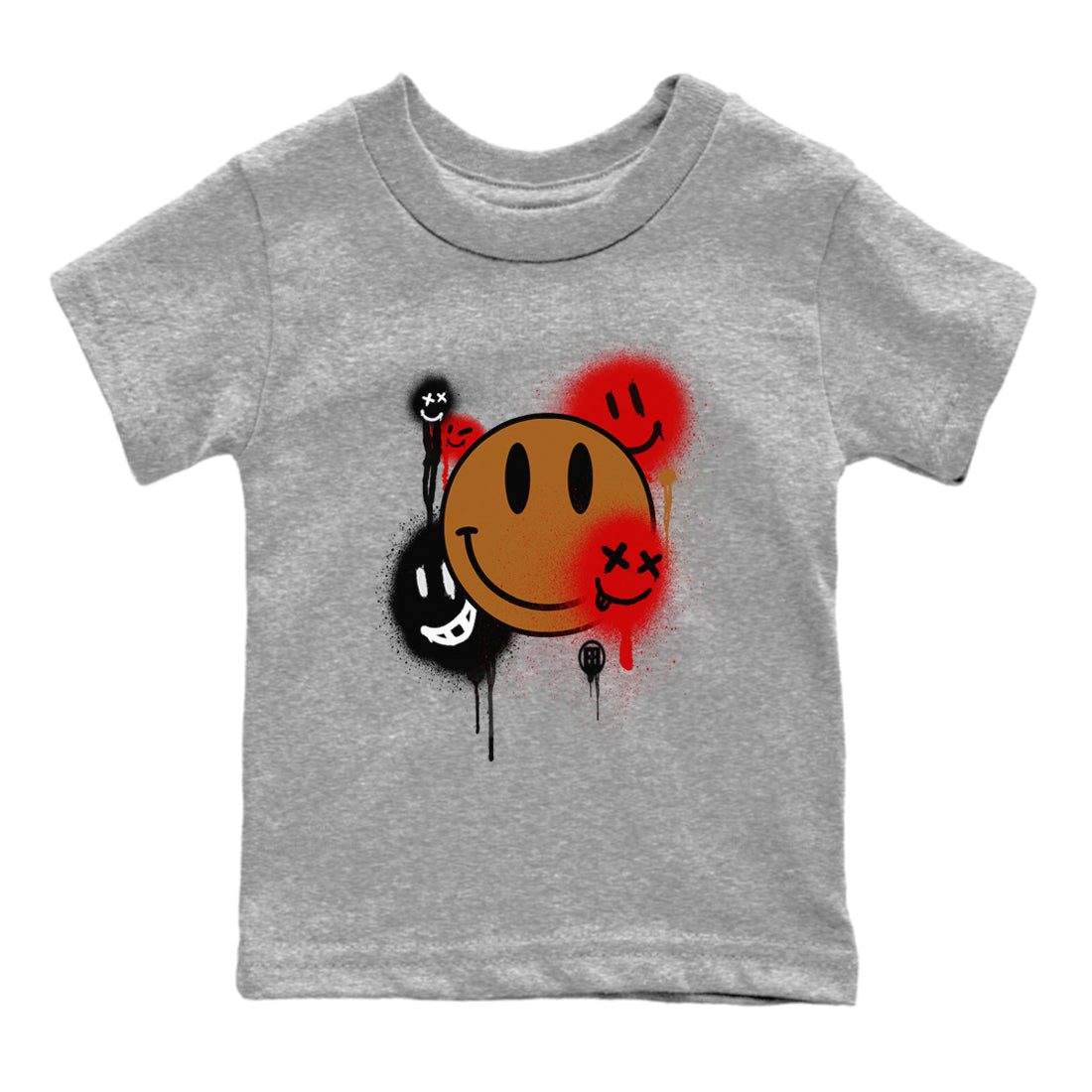 Smile Painting snkmatch Tees Kids - Air Jordan 5 Archaeo Brown