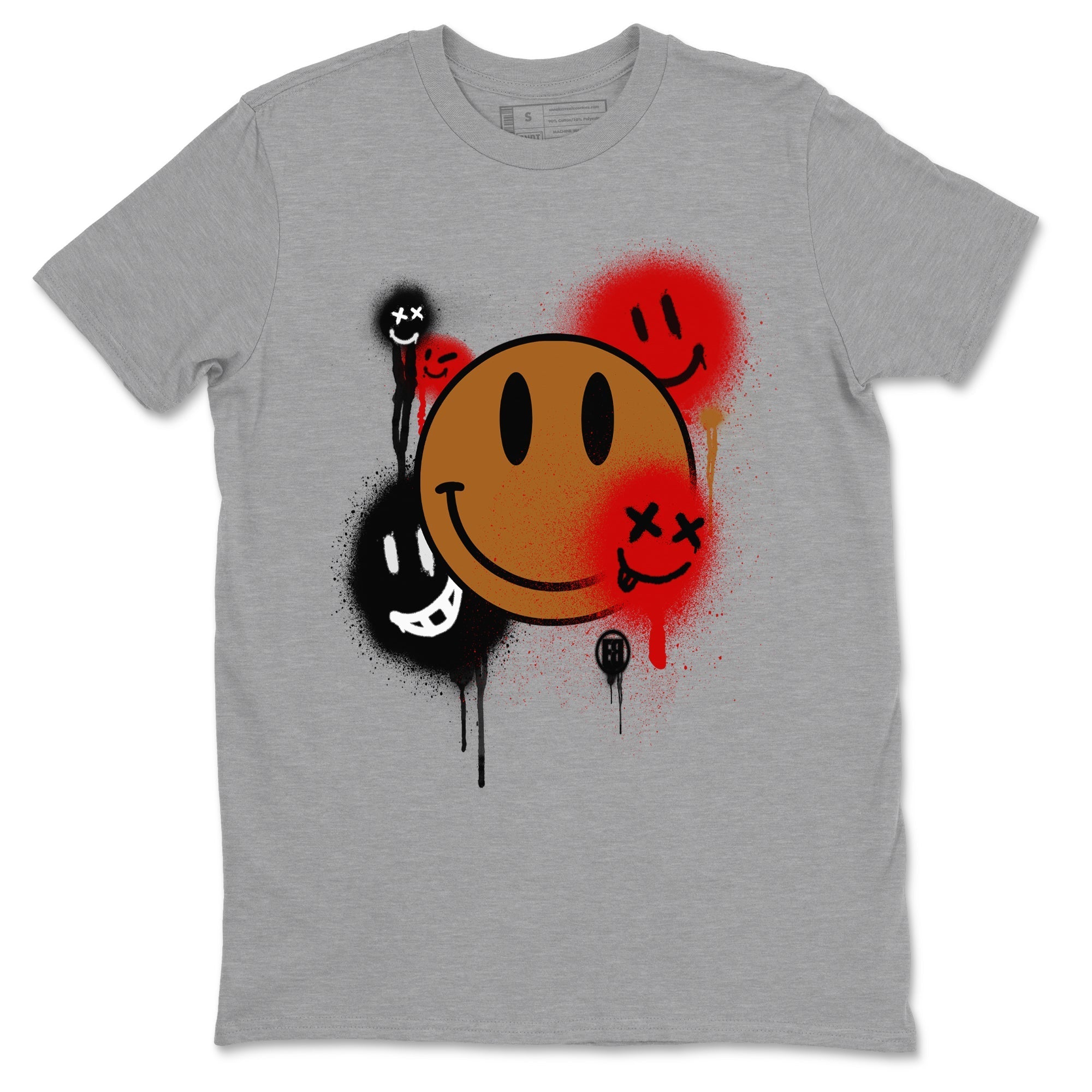 Smile Painting snkmatch Tees - Air Jordan 5 Archaeo Brown