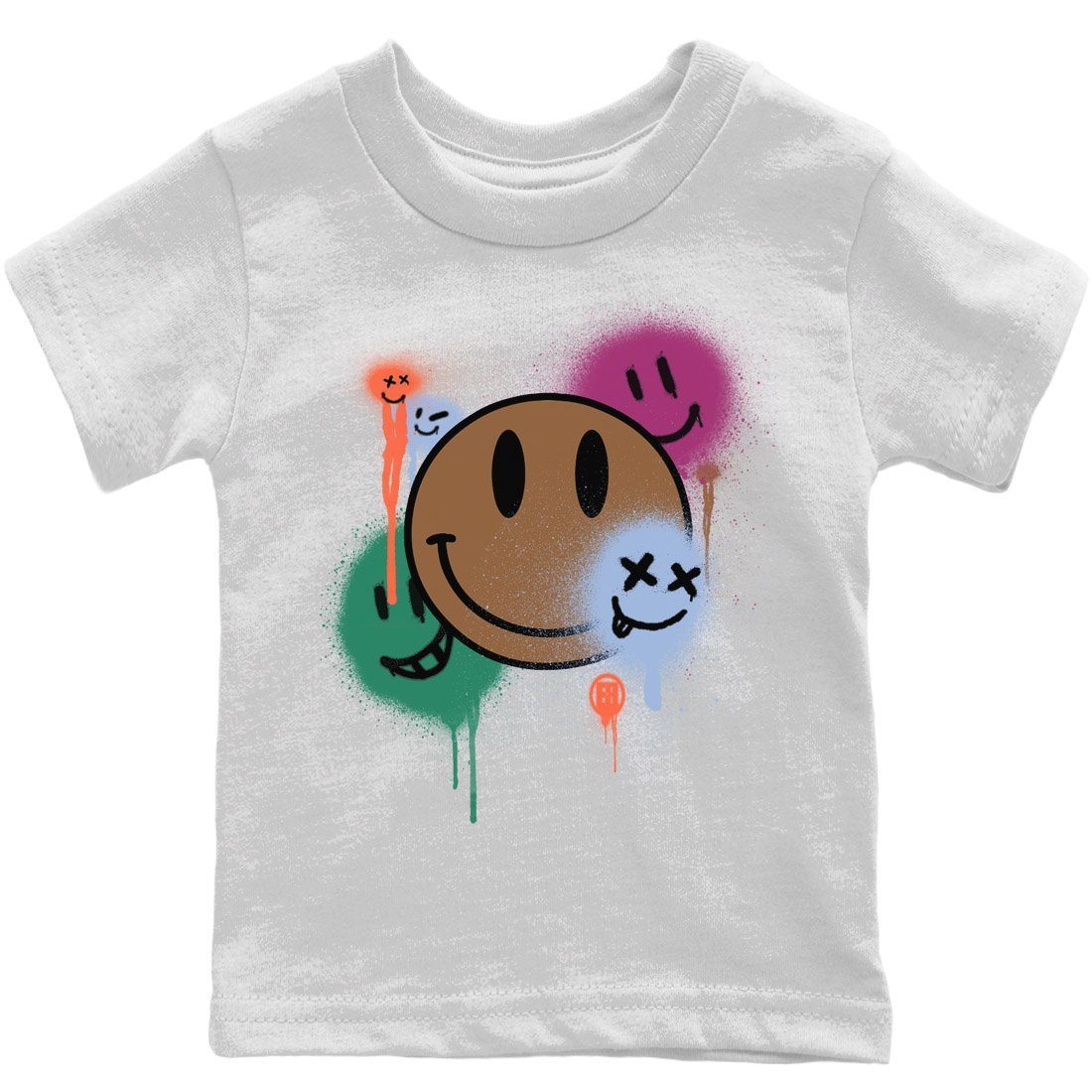 Smile Painting Kids Tops - Air Jordan 1 Hand Crafted