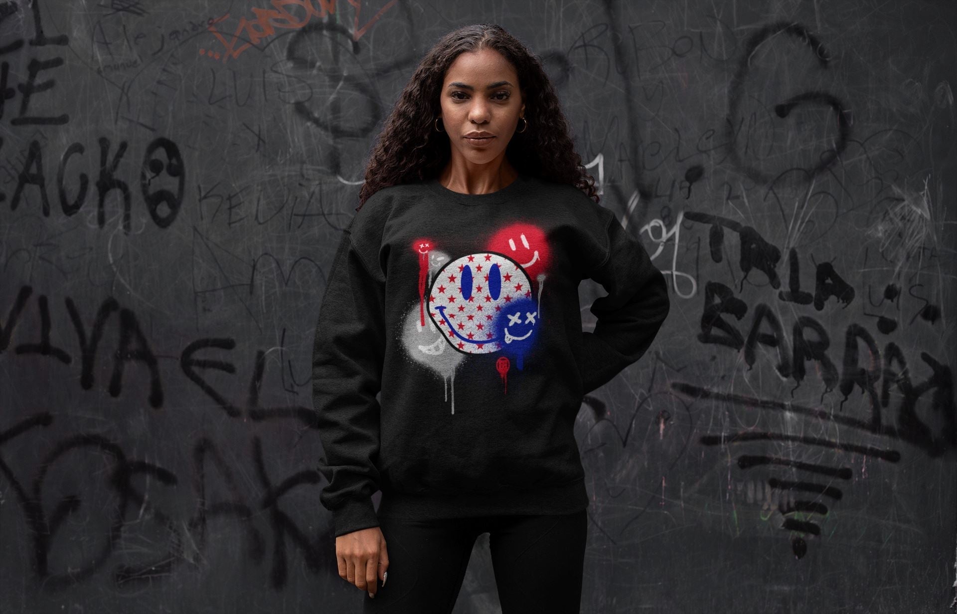 Smile Painting Unisex Tops - Air Jordan 1 Newstalgia