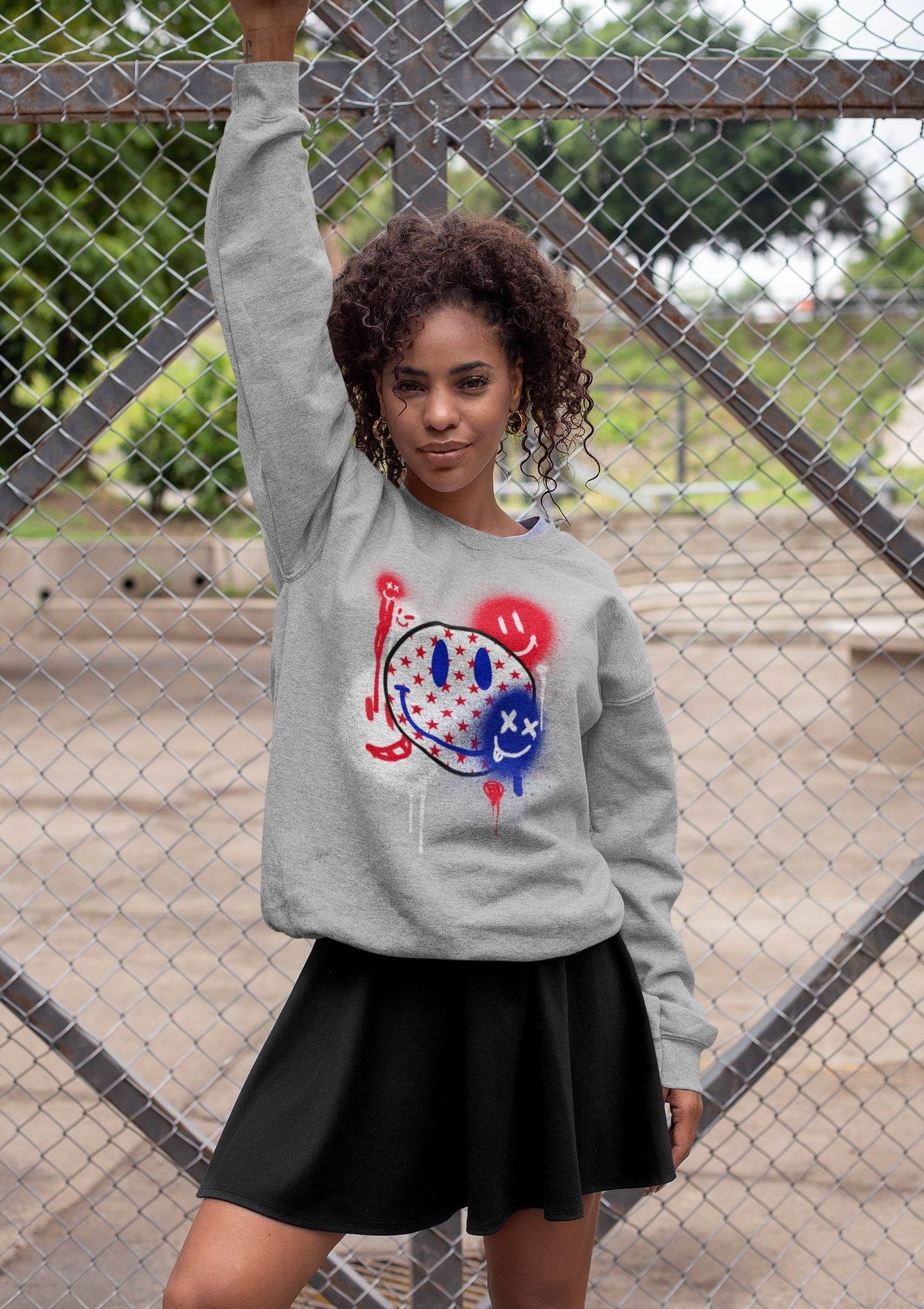 Smile Painting Unisex Tops - Air Jordan 1 Newstalgia