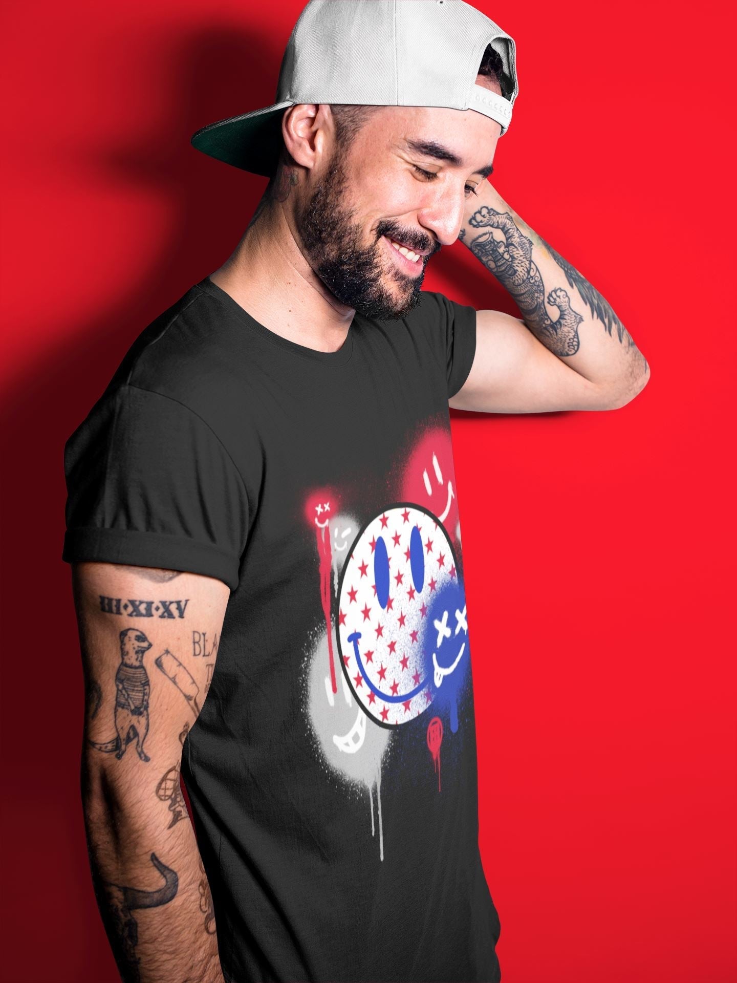 Smile Painting Unisex Tops - Air Jordan 1 Newstalgia