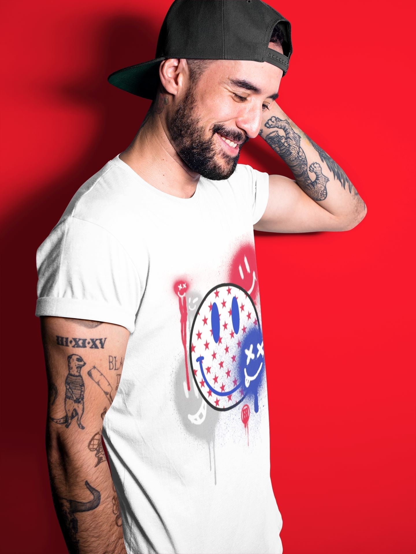 Smile Painting Unisex Tops - Air Jordan 1 Newstalgia