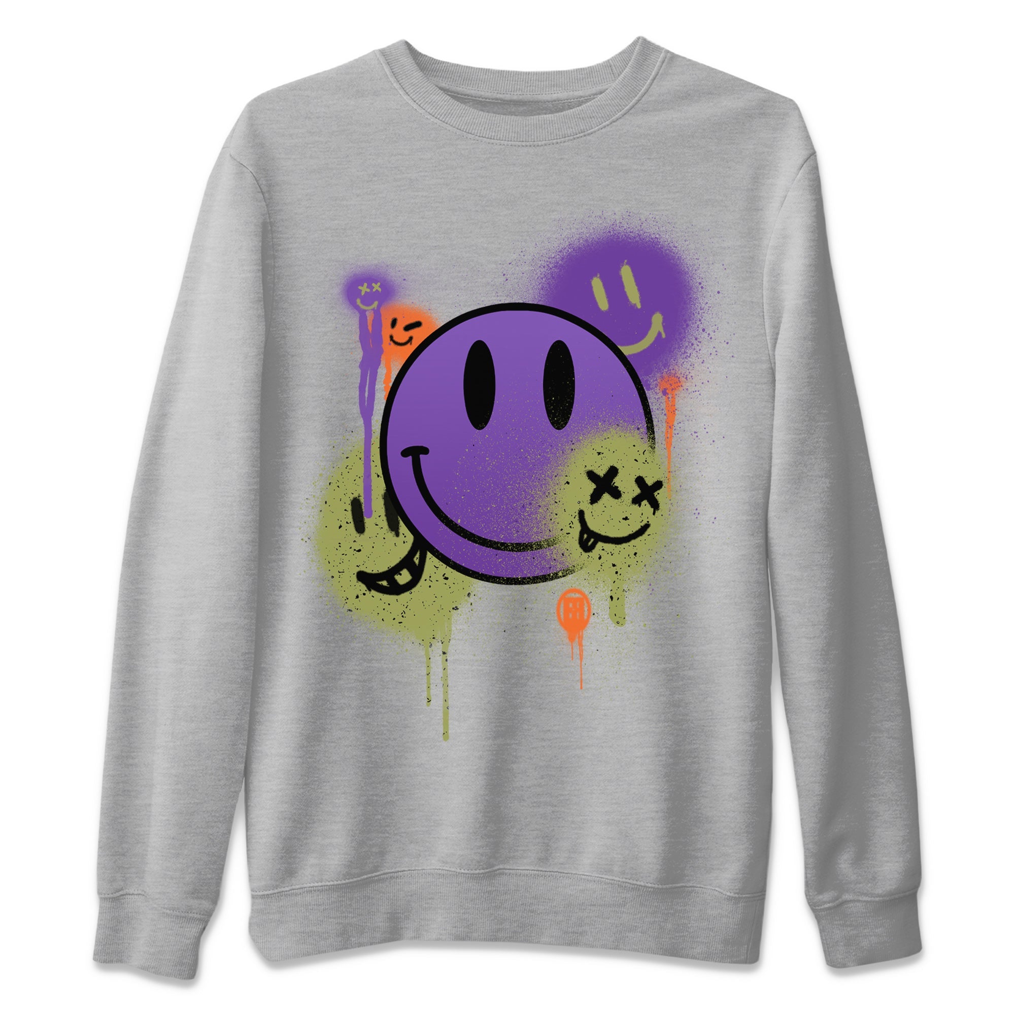 Smile Painting Unisex Tops - Air Jordan 4 Canyon Purple